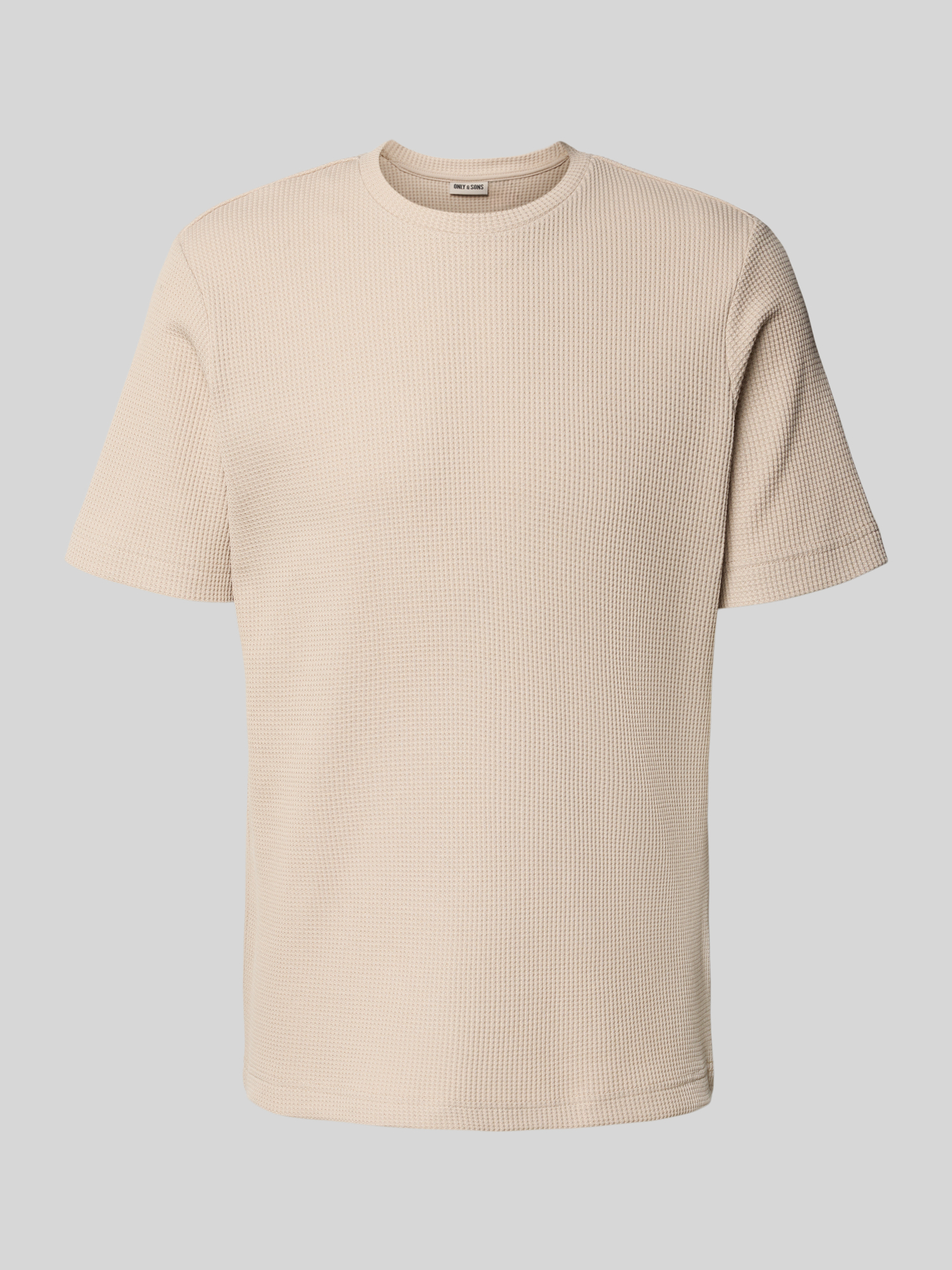 Only & Sons Herren T-Shirt - Regular Fit - Beige - XXL