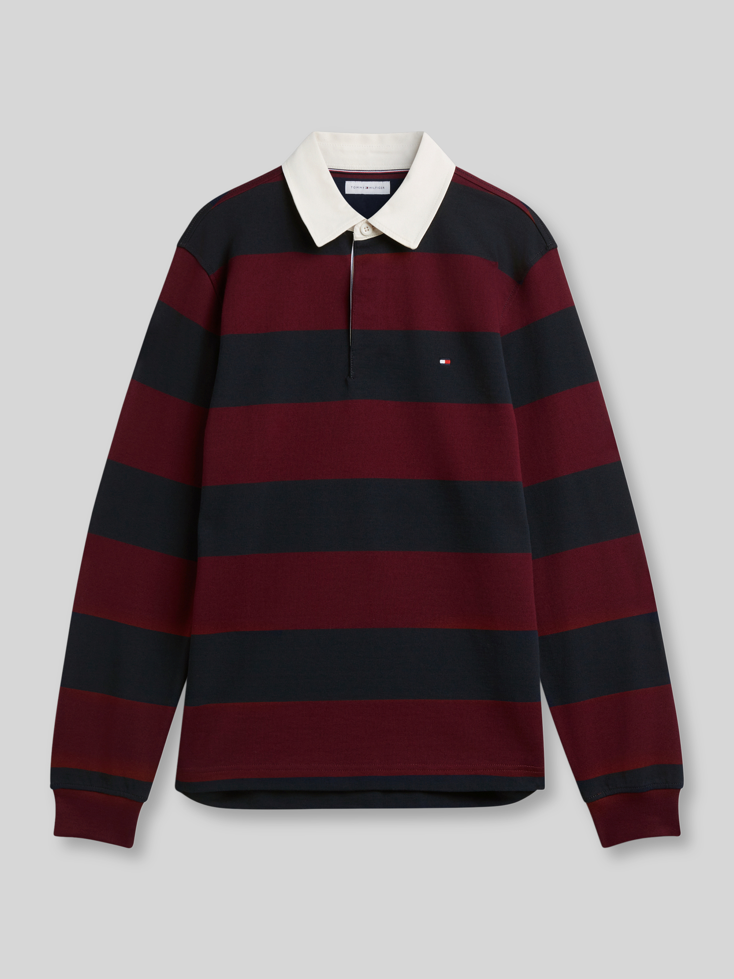 Tommy Hilfiger Herren Sweatshirt aus Baumwolle in Bordeaux Größe XL