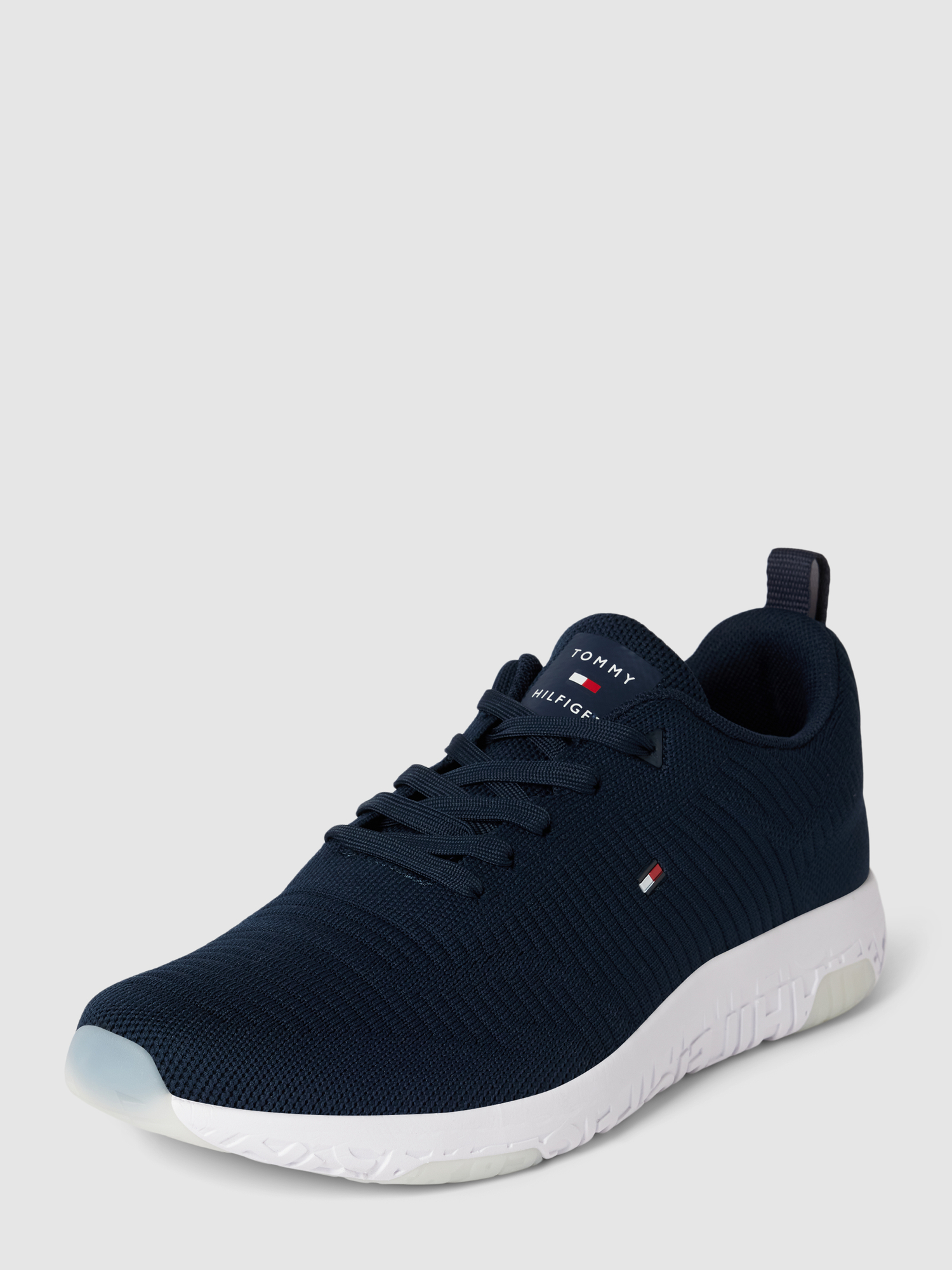 Tommy Hilfiger Herren Dunkelblau Sneakers Corporate Knit Rib Runner Fm0fm02838 - Image 3