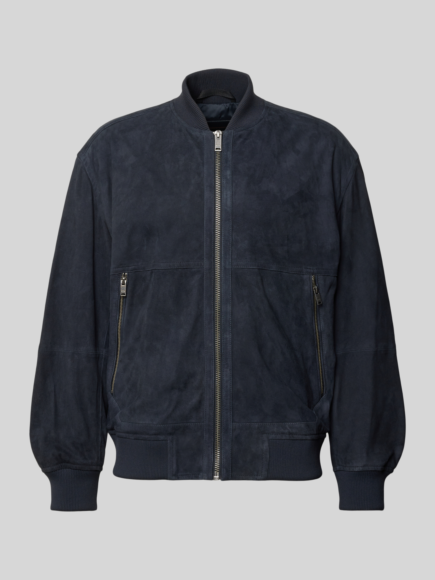Boss Orange - Herren - Lederjacke - Jonorve - Marine - Gr. 54