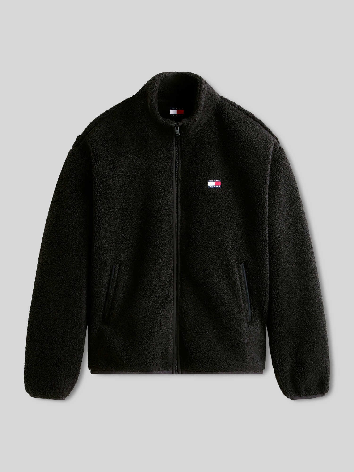 Tommy Jeans - Herren - Fleecejacke - Regular Fit - Schwarz