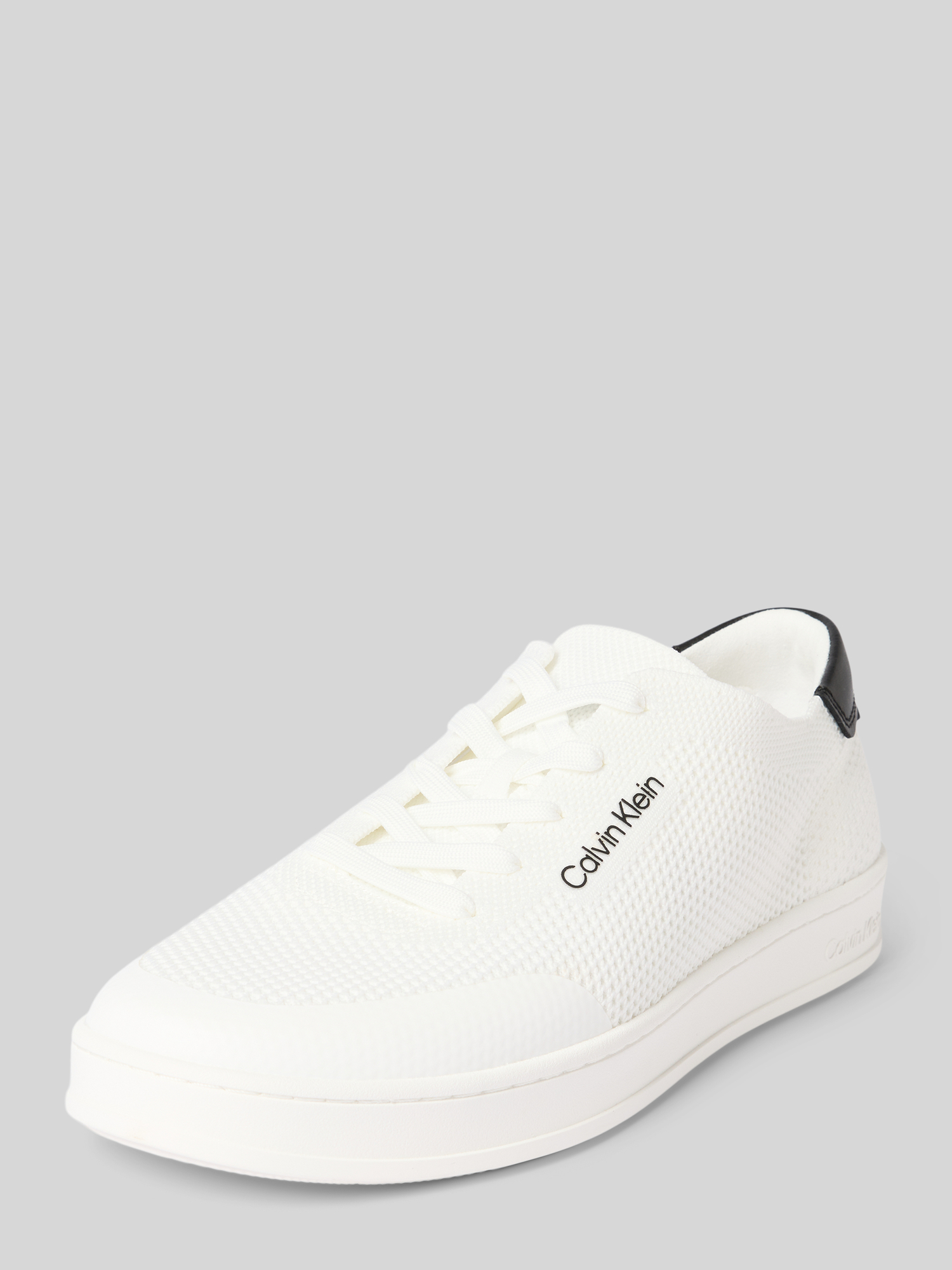 CK Calvin Klein Herren Sneaker Low Leder Weiss Gr. 41