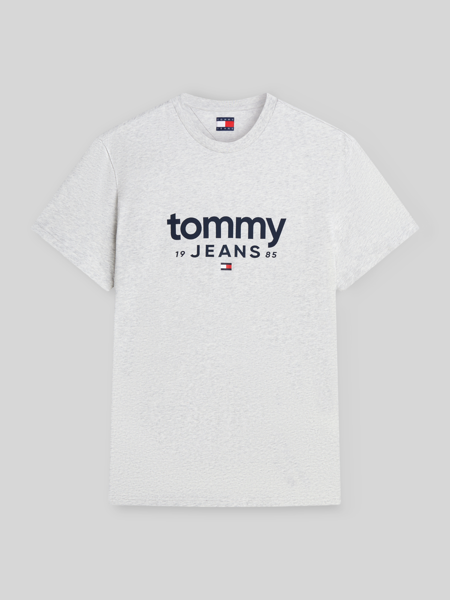 Tommy Jeans - Herren - T-Shirt - XL - Hellgrau Melange