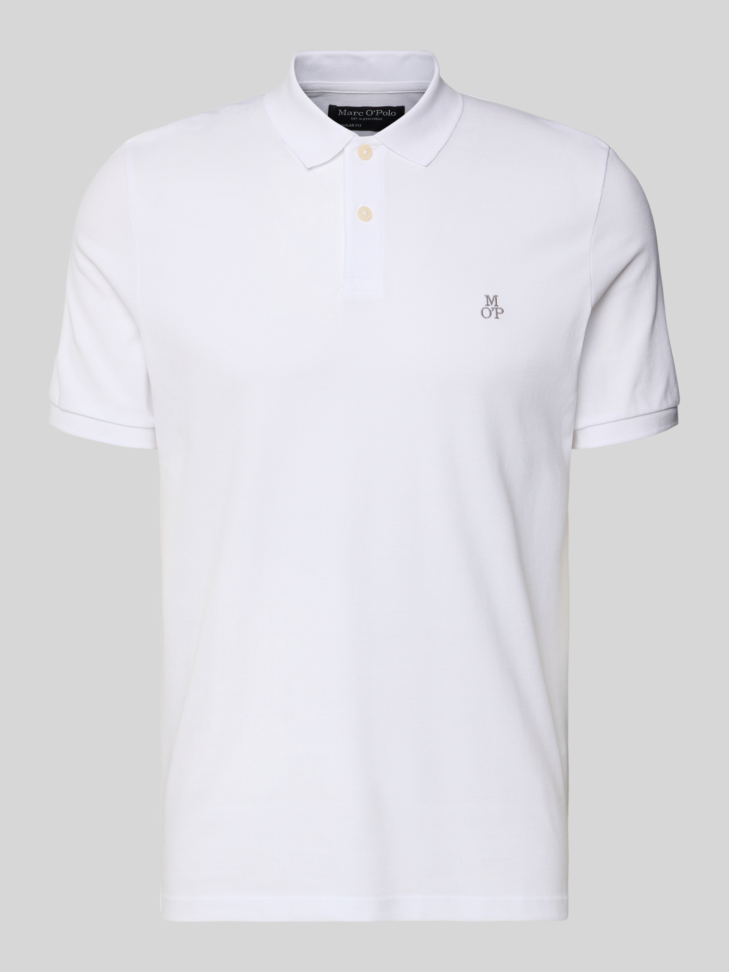 Marc O'Polo Herren Poloshirt Baumwolle Weiß XXL
