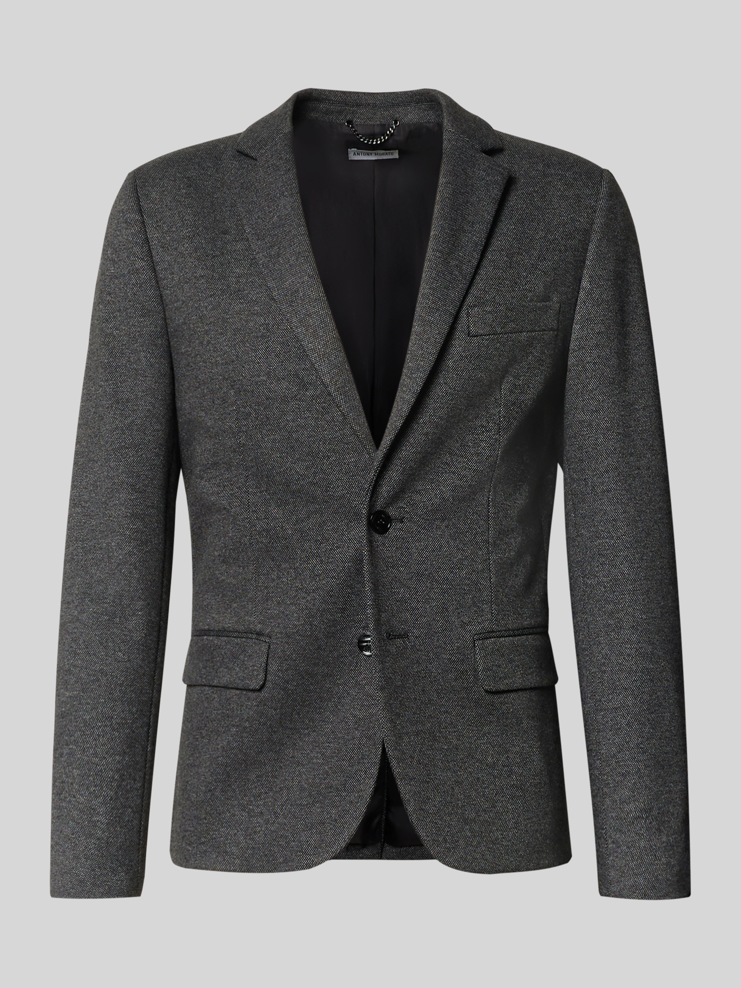 Antony Morato Herren Sakko Dunkelgrau Melange Gr. 46