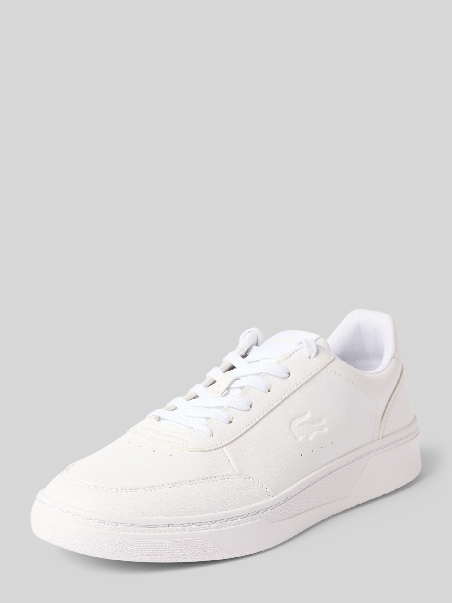 Lacoste Herren Sneaker "Court Pro", Gr. 45, Wht, Wht, Synthetik, Schuhe Sneaker - Bild 4