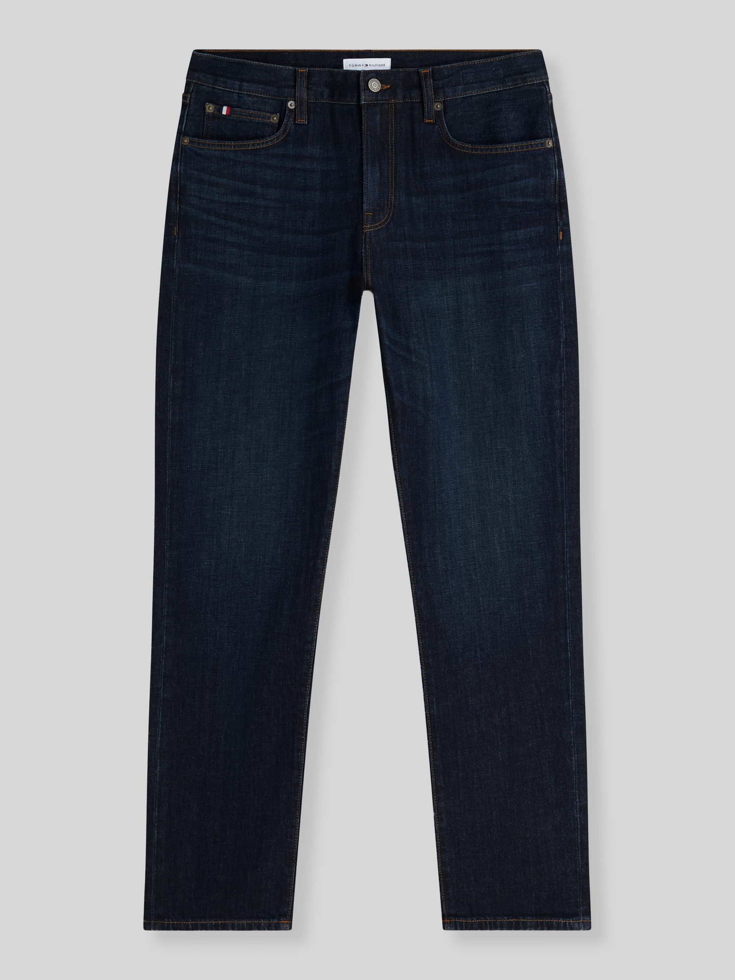 Tommy Hilfiger Herren Blau "Denton Slim Straight Fit" - Bild 6