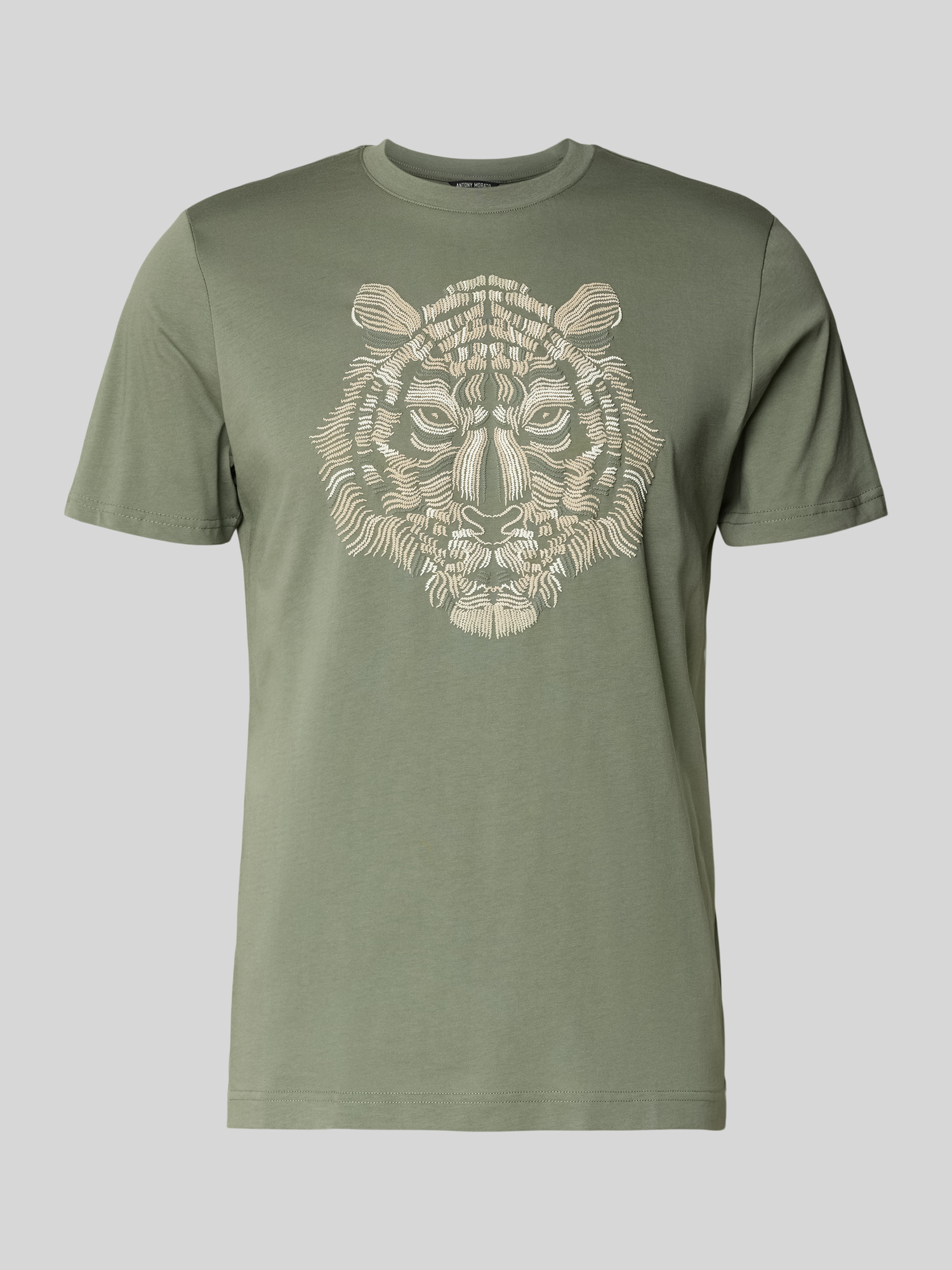 Antony Morato Herren T-Shirt Gr. L Schilf 100% Baumwolle