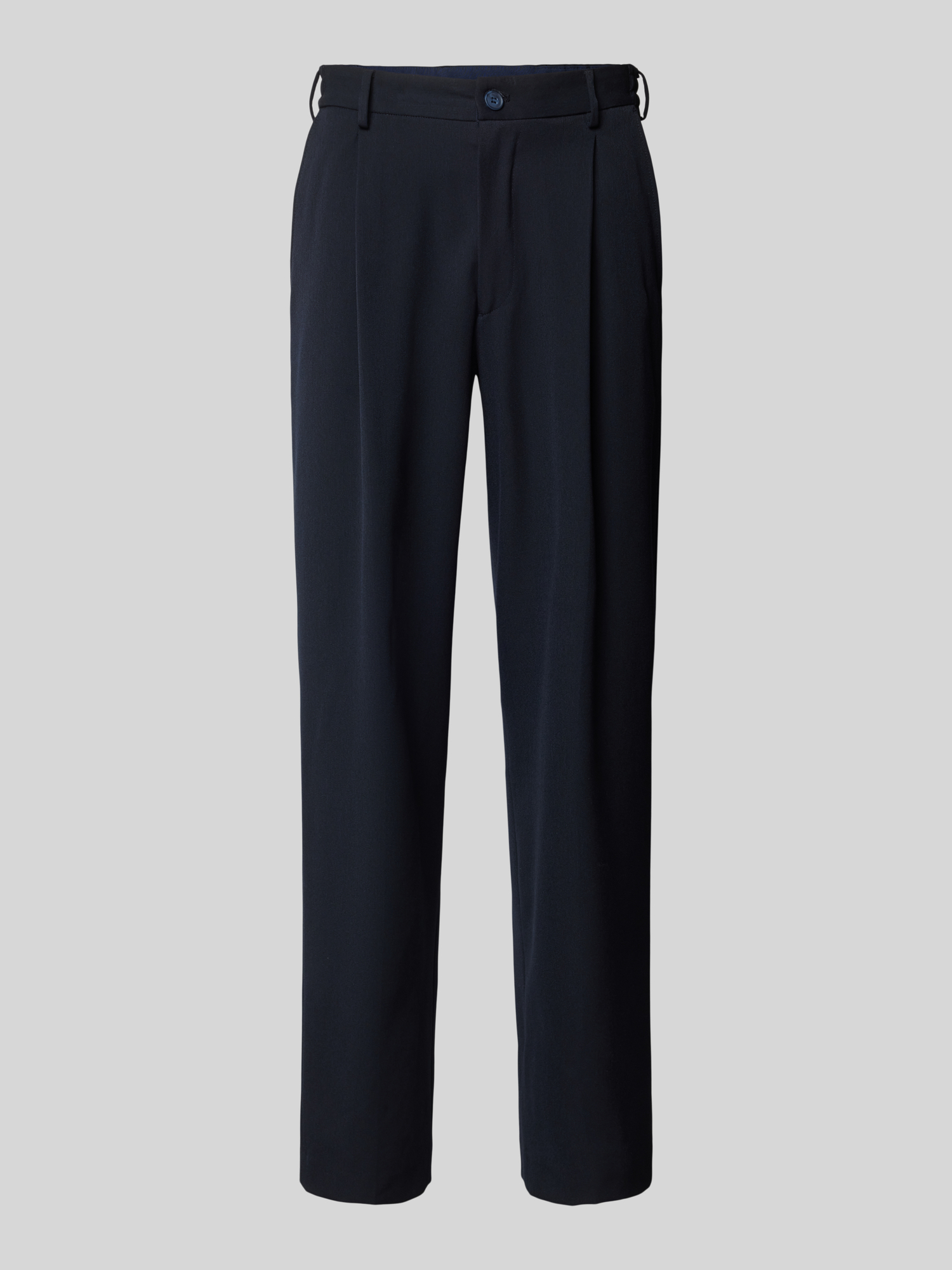 Selected Homme - Herren Bundfaltenhose - Viskose - Marine - Gr. XL