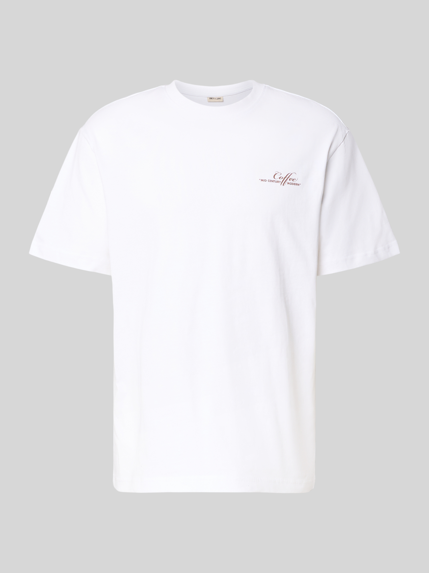 Only & Sons Herren T-Shirt Gr. XL - Weiß