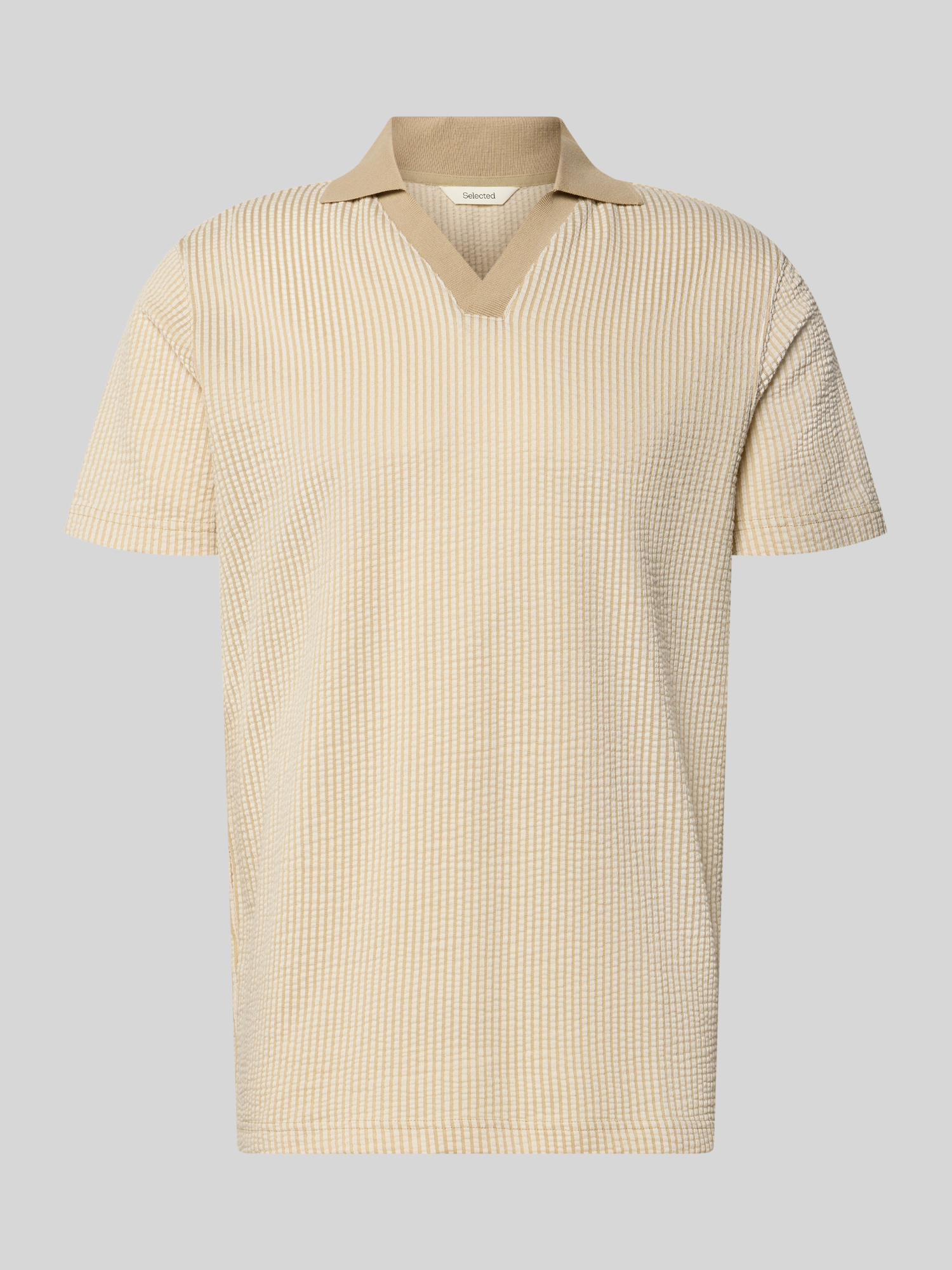 Selected Homme - Herren - Poloshirt - S - Ecru