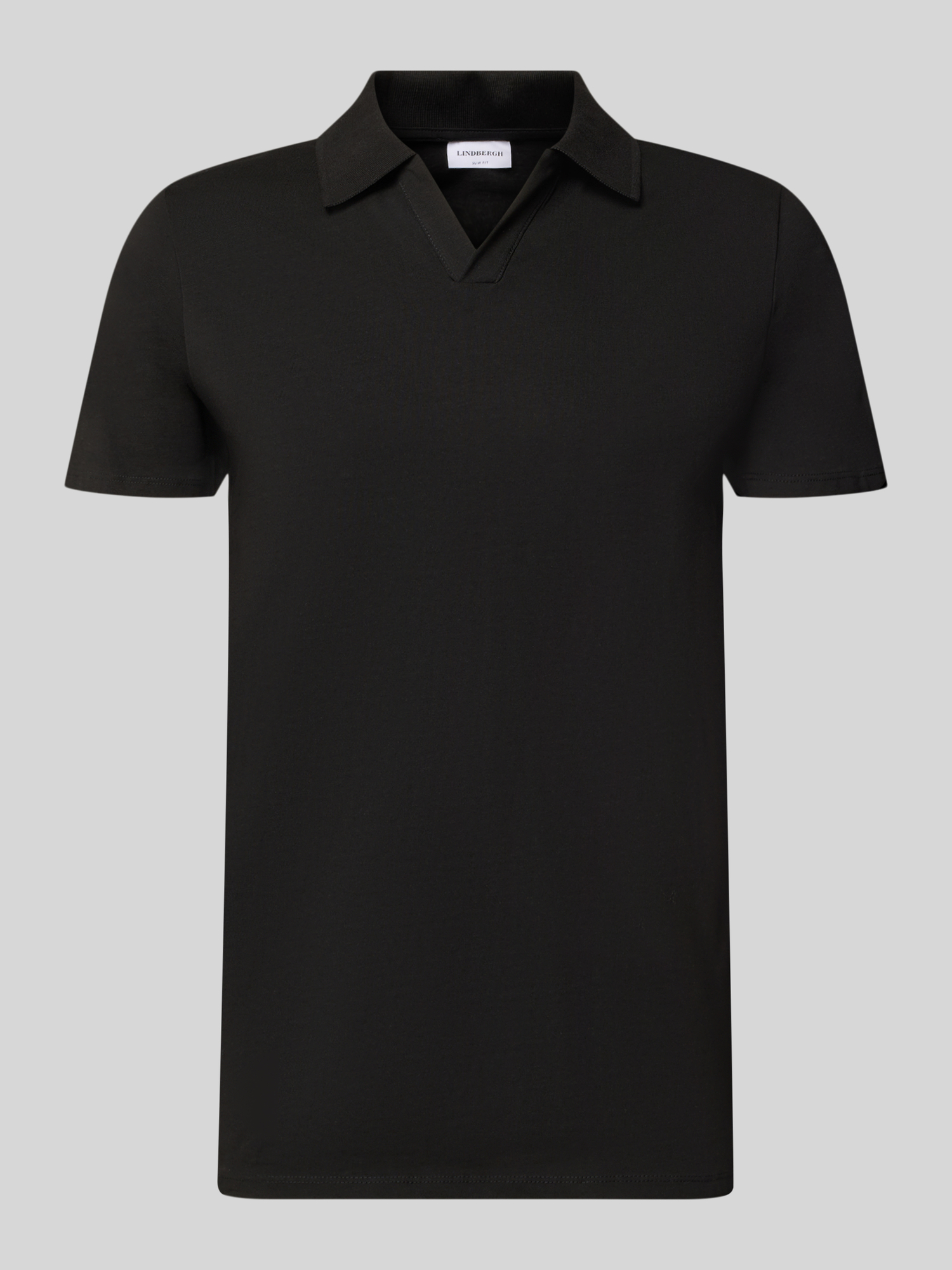 Lindbergh Herren Poloshirt Schwarz XXXL