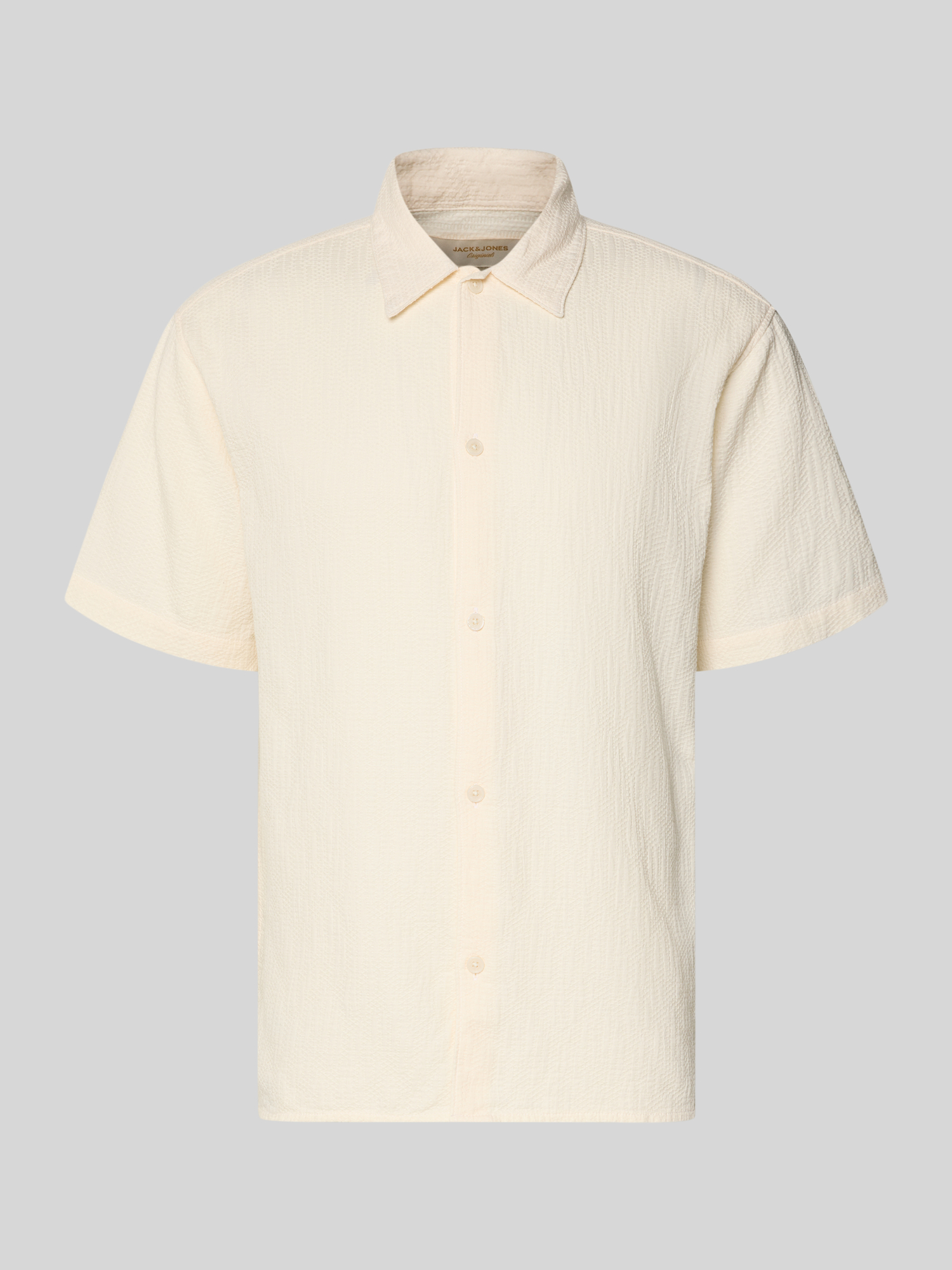 Jack & Jones Herren Hemd L Offwhite