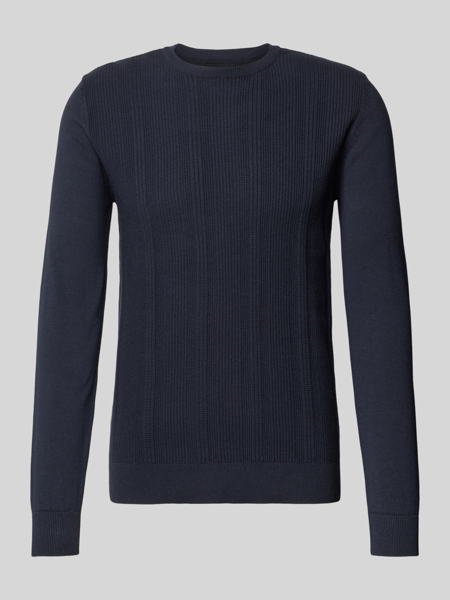 Blend Herren Pullover Baumwolle Marine XXL