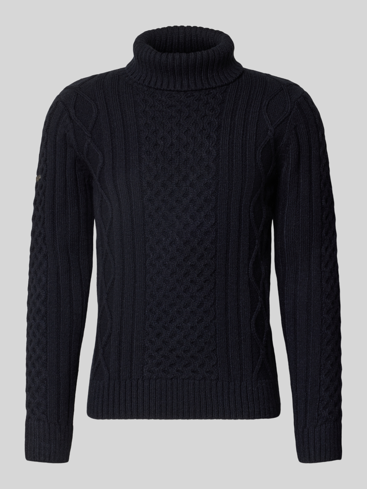 Superdry Herren Blau Rollkragenpullover Unifarben - Bild 5
