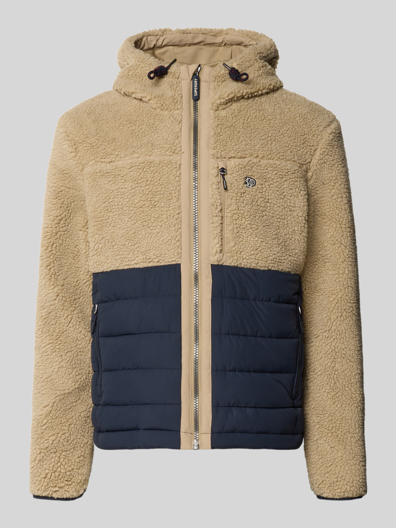 Superdry Herren Beige Jacke Teddyfell - Bild 3