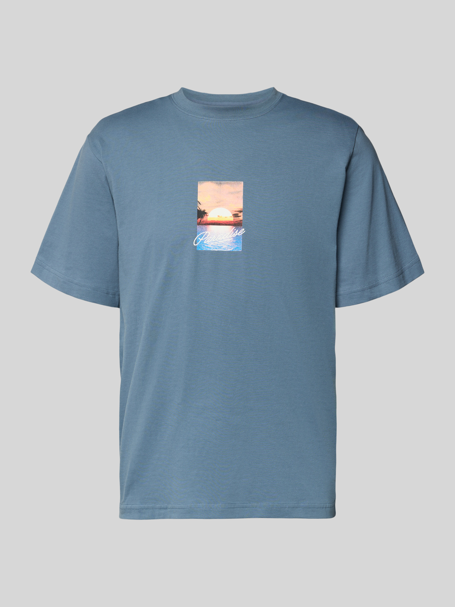 Selected Homme Herren T-Shirt Blau Gr. XL