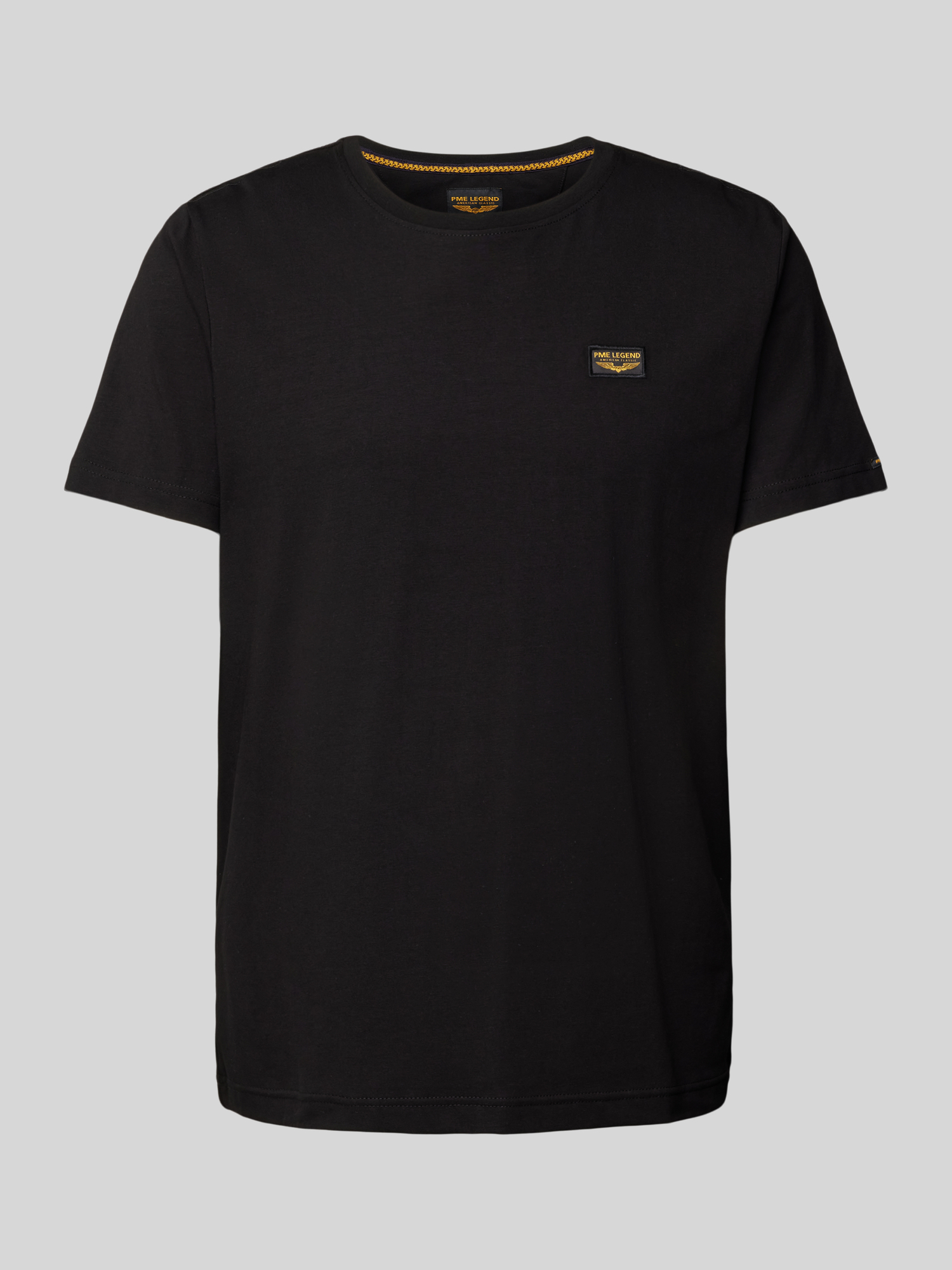 Pme-Legend Herren Schwarz T-Shirt Pme Legend, Gr. Xl (56/58), Jersey, Obermaterial: 95% Baumwolle, 5% Elasthan, Unifarben, Normal Normal, Rundhals, Gerader - Bild 7
