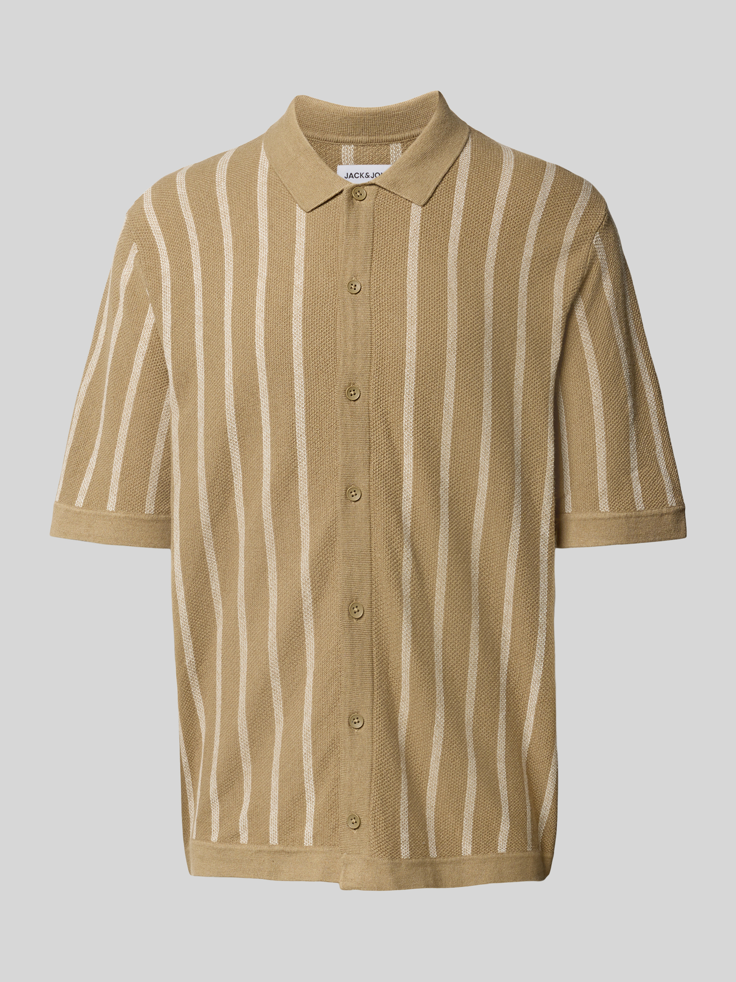 Jack & Jones - Herren Freizeithemd - Regular Fit - Gr. XL - Beige