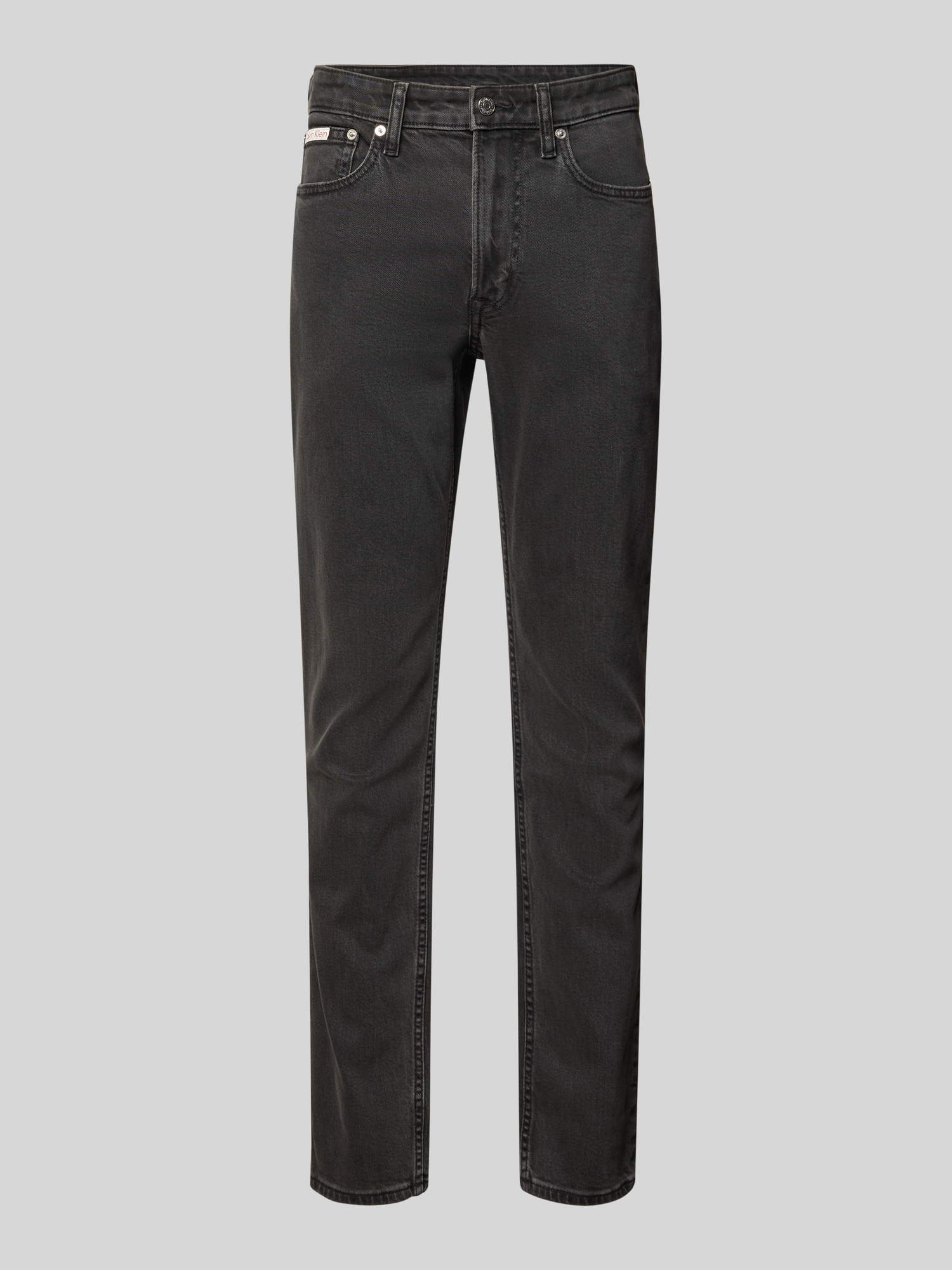 Calvin Klein Jeans - Jeans Mit Reißverschluss Und Knopfleiste Mit Taschen - Jeans - Herren - Schwarzk - W36 L32 - Bild 5