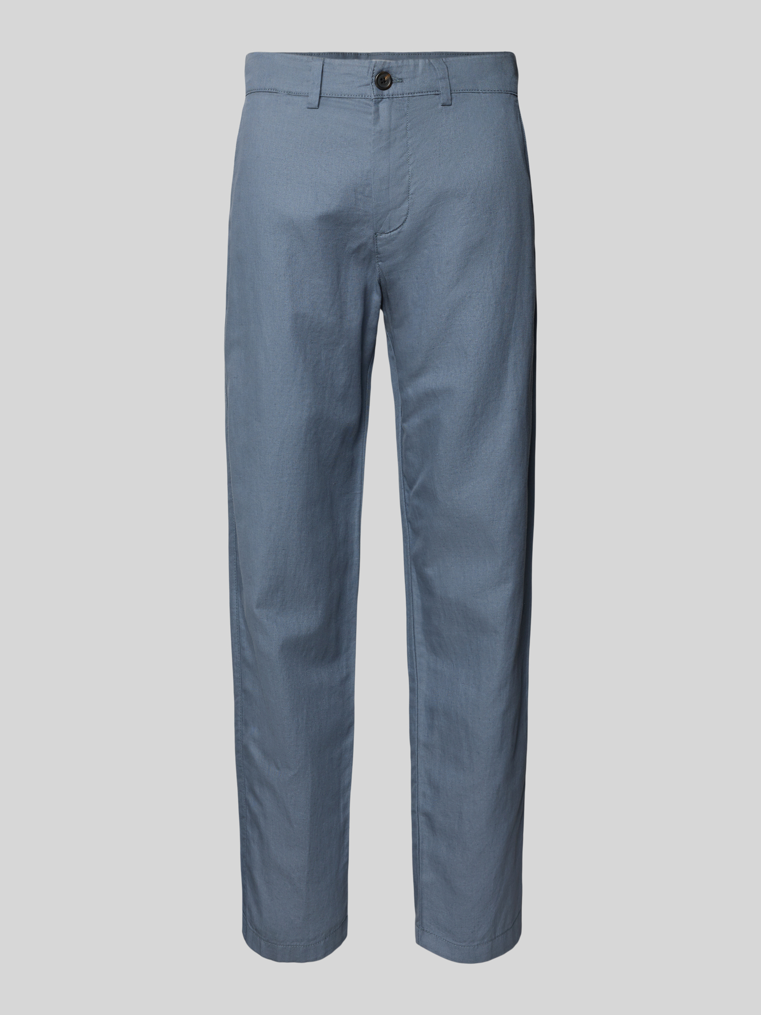 Selected Homme Herren Leinenhose Regular Fit Gr. 33/34 Jeansblau