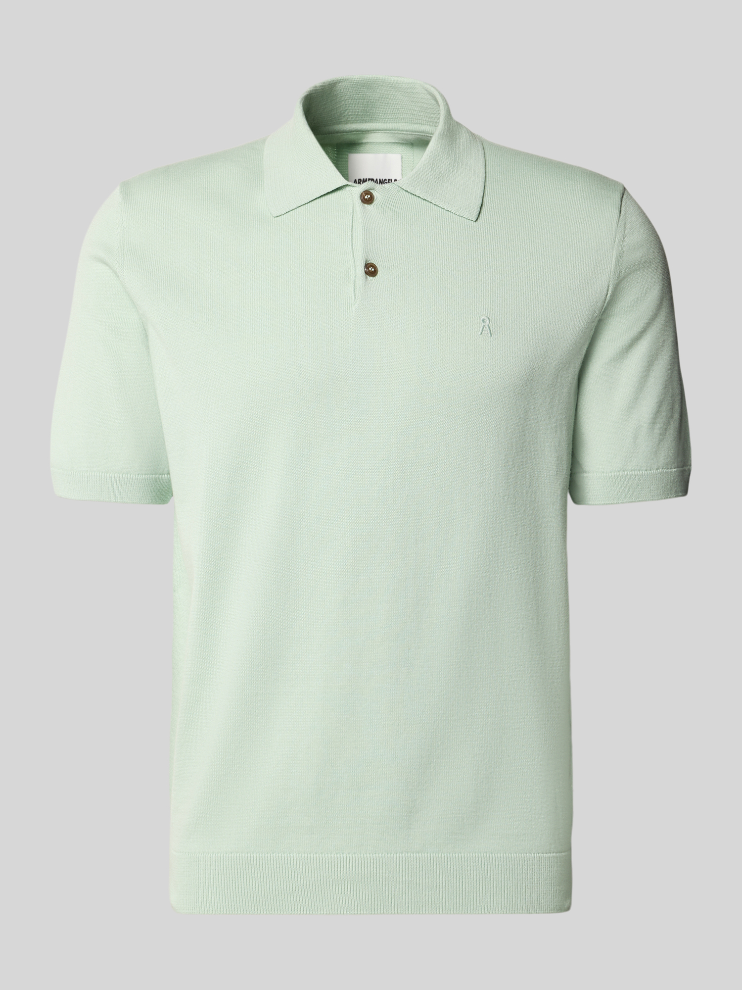 ARMEDANGELS Poloshirt Herren M Lind 100% Bio-Baumwolle