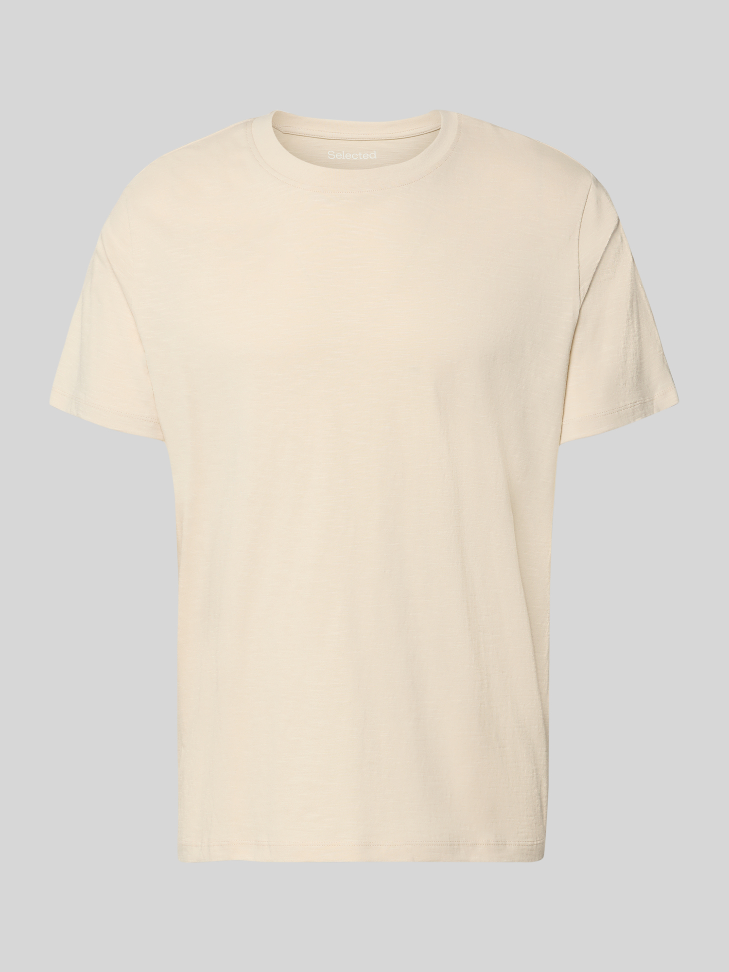 Selected Homme Herren T-Shirt L Offwhite