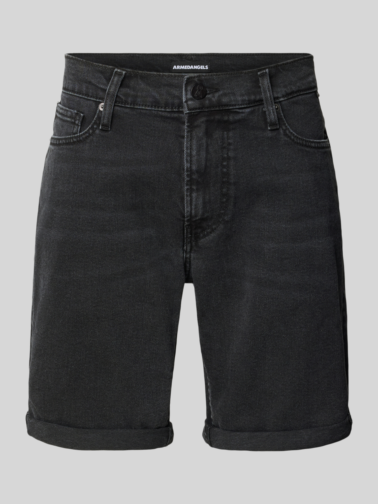 ARMEDANGELS Herren Jeansshorts Dunkelgrau Größe 36