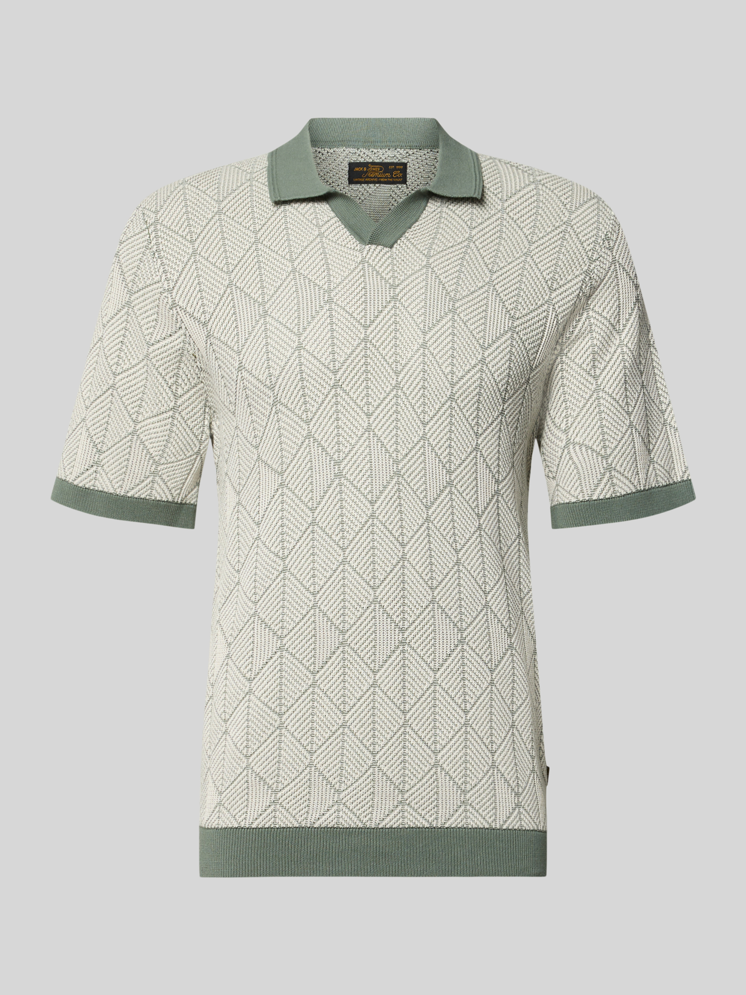 JACK & JONES Premium - Herren Poloshirt - Blake - Slim-Fit - Lind - XL