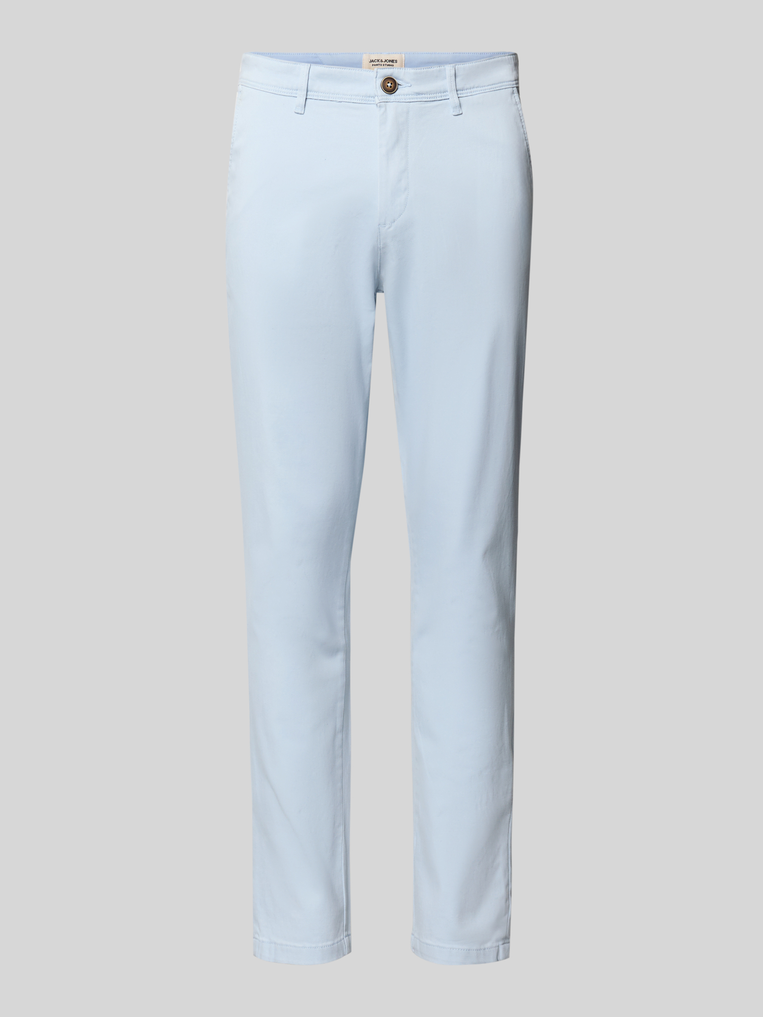 Jack & Jones Herren Chinos Slim Fit Baumwolle Hellblau 31/32