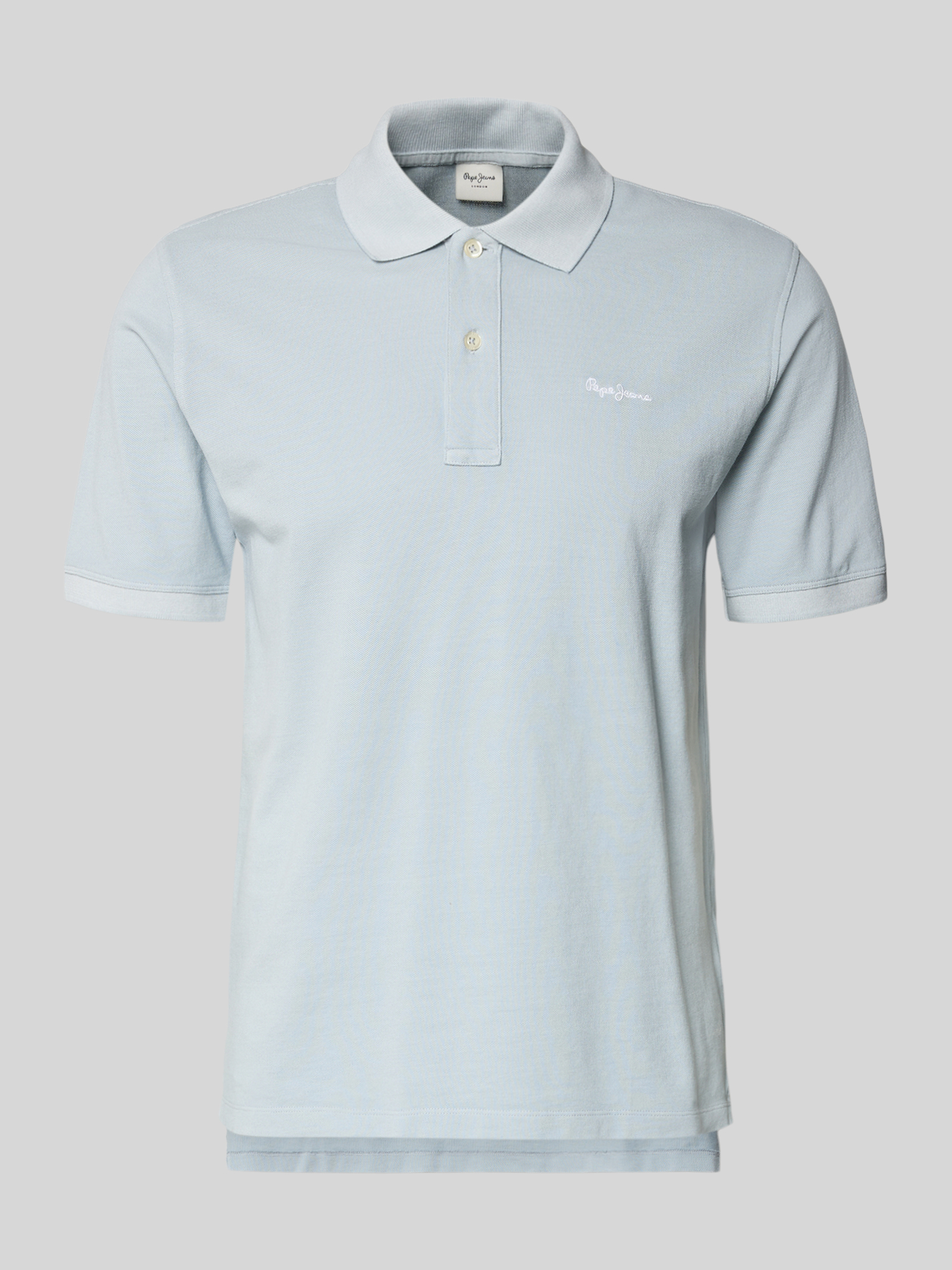 Pepe Jeans - Herren - Poloshirt - XXL - Hellblau - 100% Baumwolle