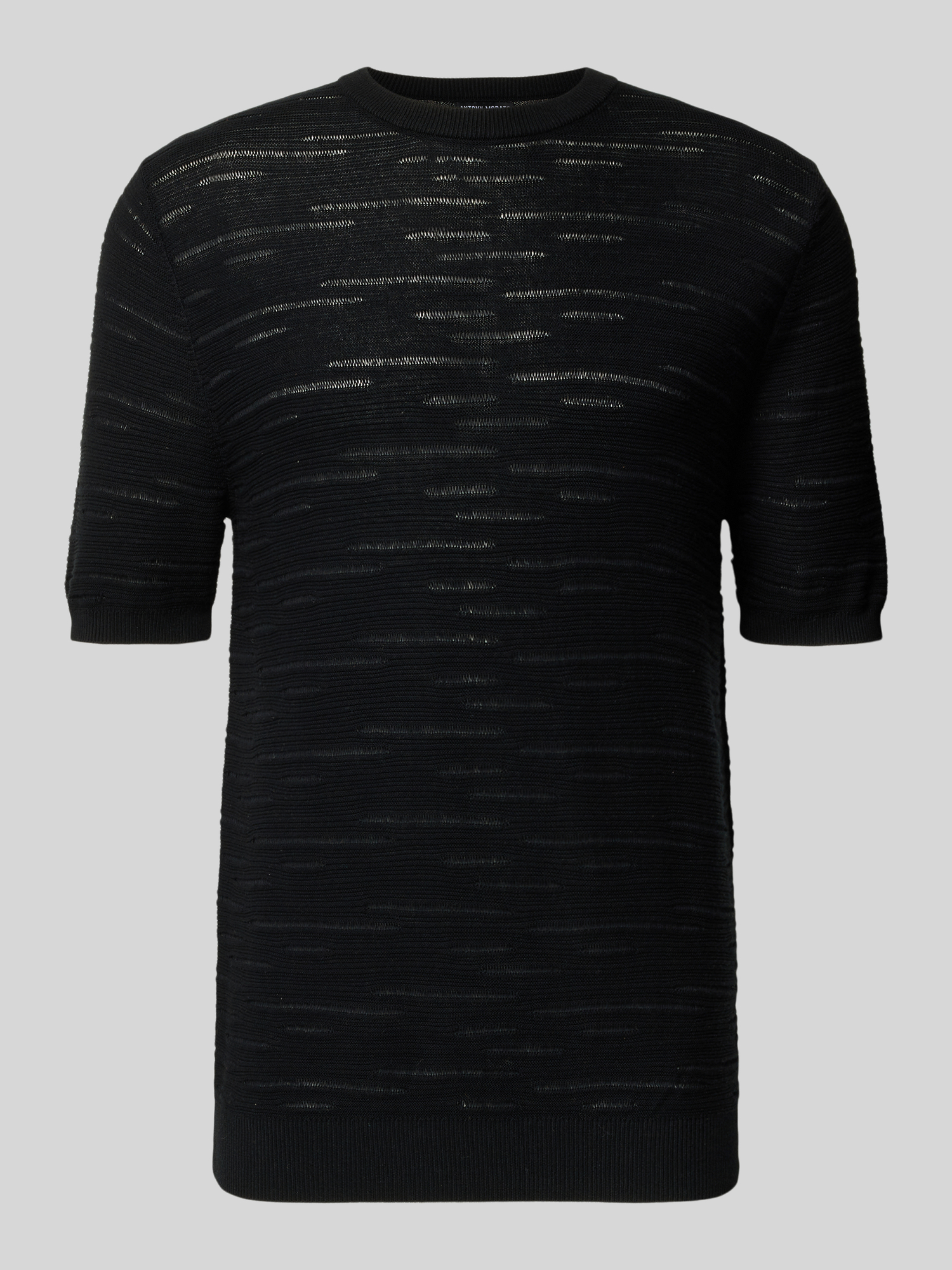 Antony Morato Herren Pullover Gr. L Schwarz 100% Baumwolle