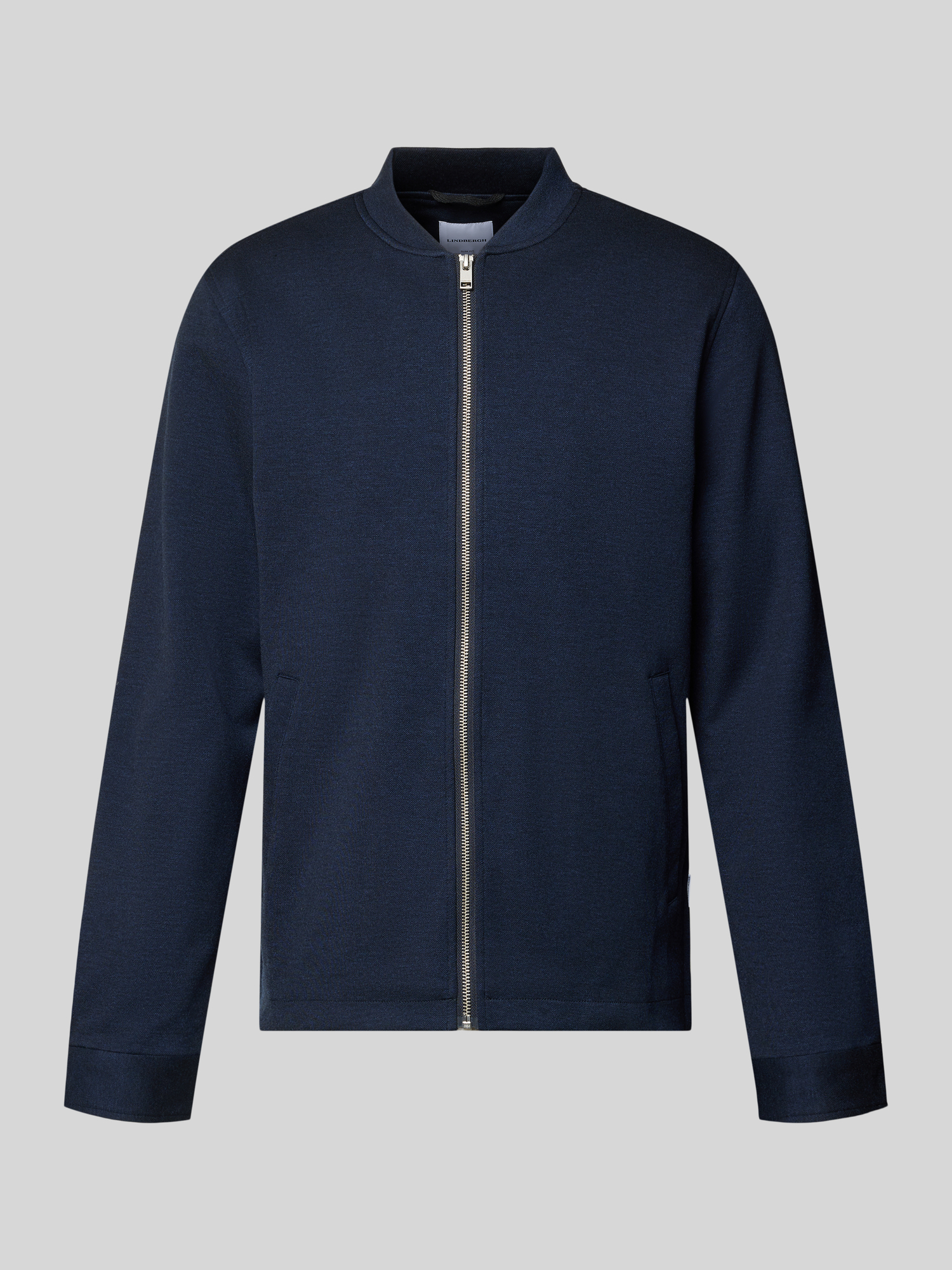 Lindbergh Herren Dunkelblau Funktionshemd "Overshirt", Gr. M, N-Gr, Blau (Navy Mix), Stoff, Obermaterial: 75% Polyester, 22% Viskose, 3% Elasthan, Slim Fit N... - Bild 5