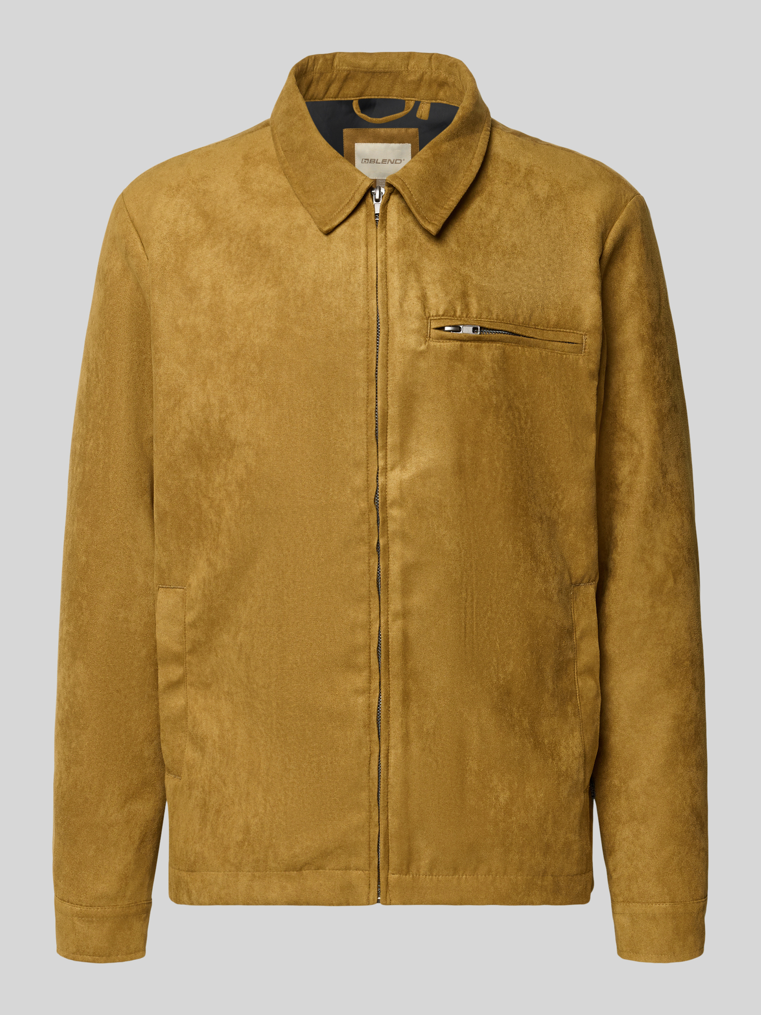 Blend - Herren Jacke - Regular Fit - Leder-Optik - Camel - XL