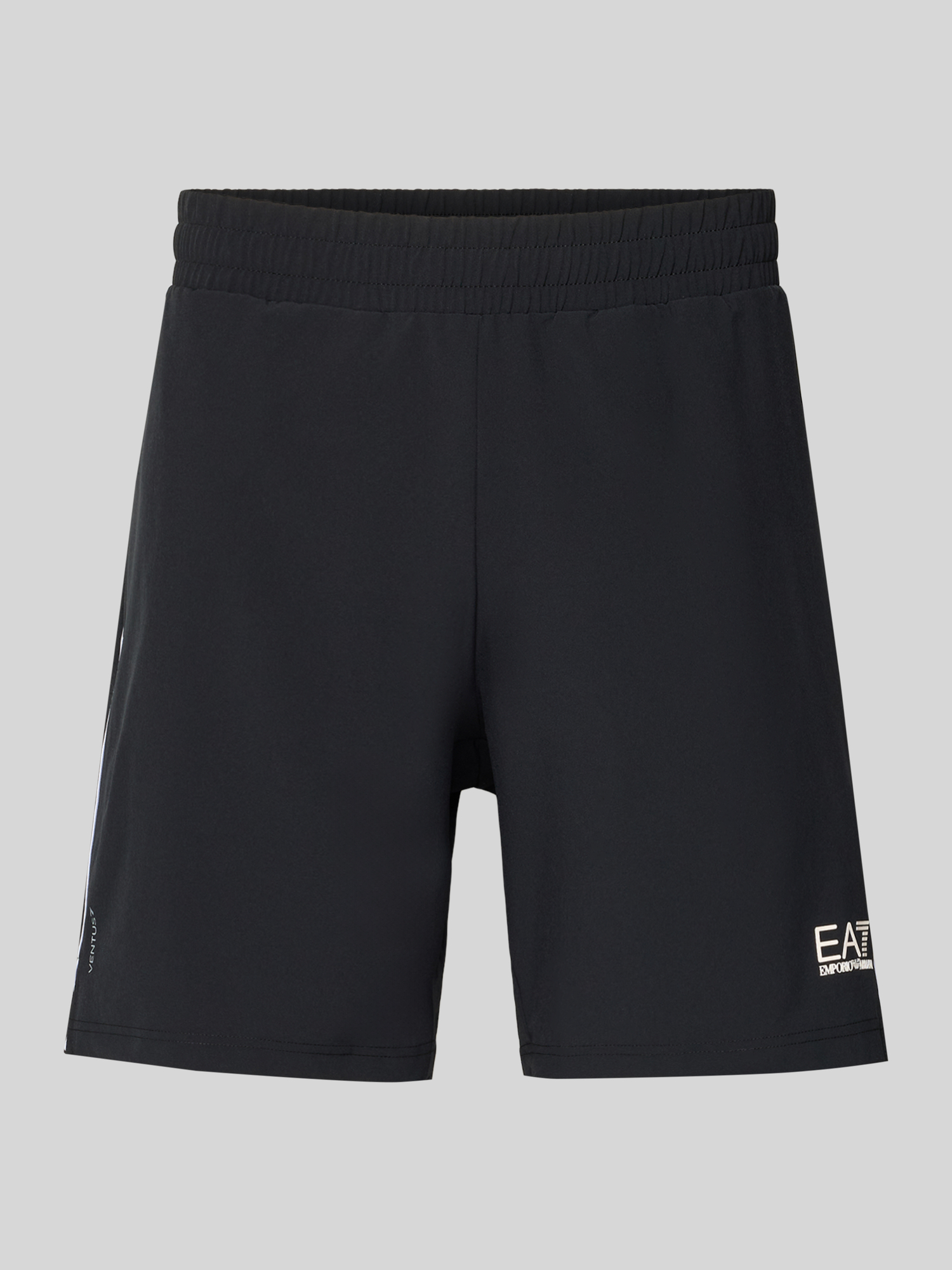 EA7 Emporio Armani Herren Kurze Sporthose Schwarz S