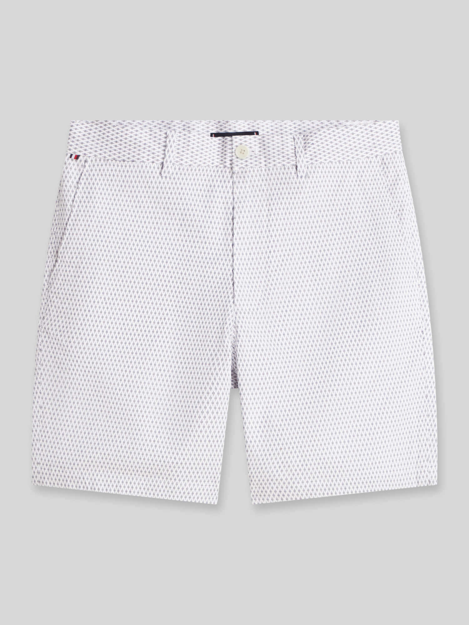 Tommy Hilfiger Herren Chino Shorts Gr. 30 Weiss Baumwolle
