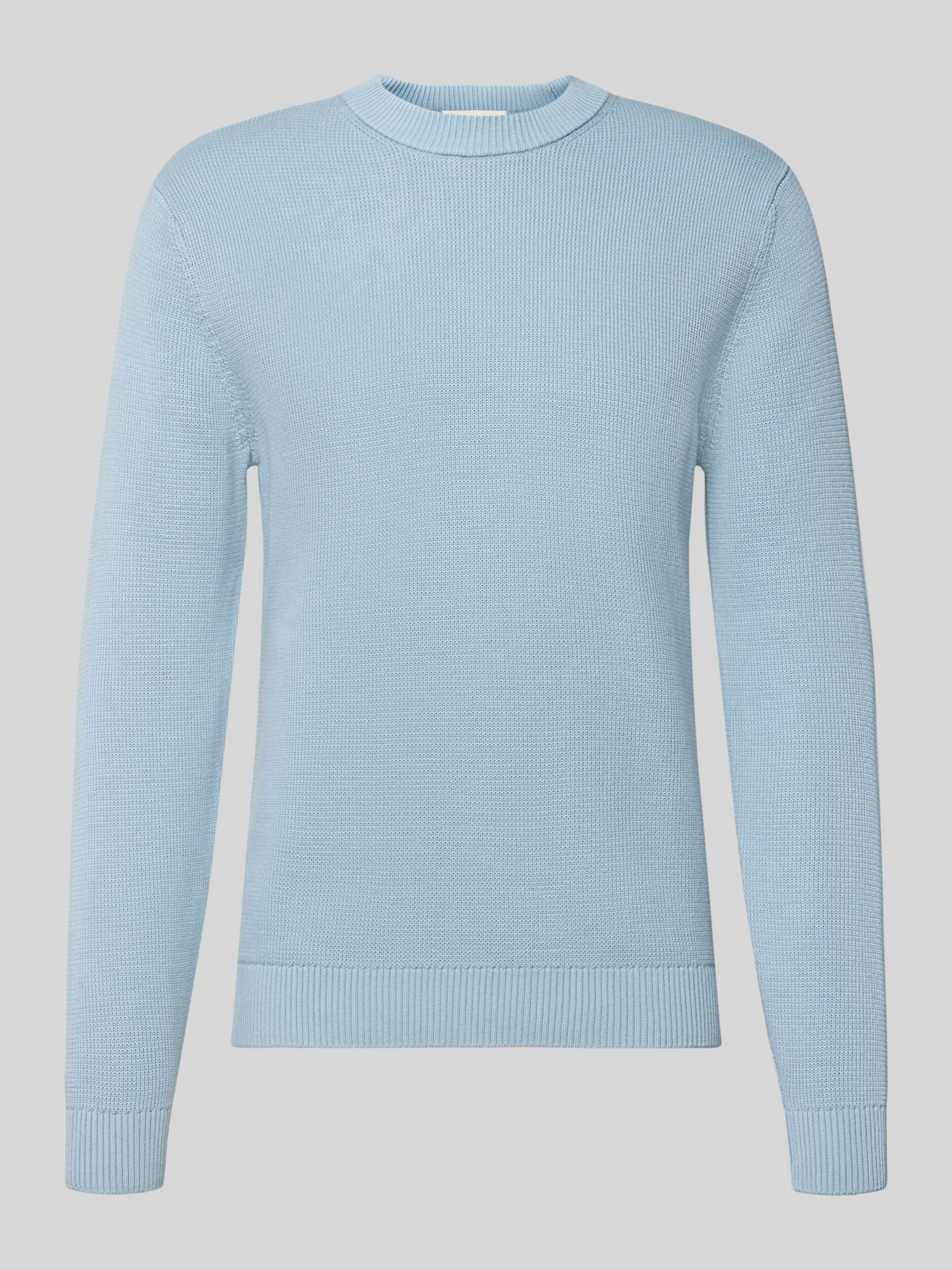 Selected Homme - Slhdane Ls Knit Structure Crew Neck Noos - Knitwear - Herren - Blau - Xl - Bild 3