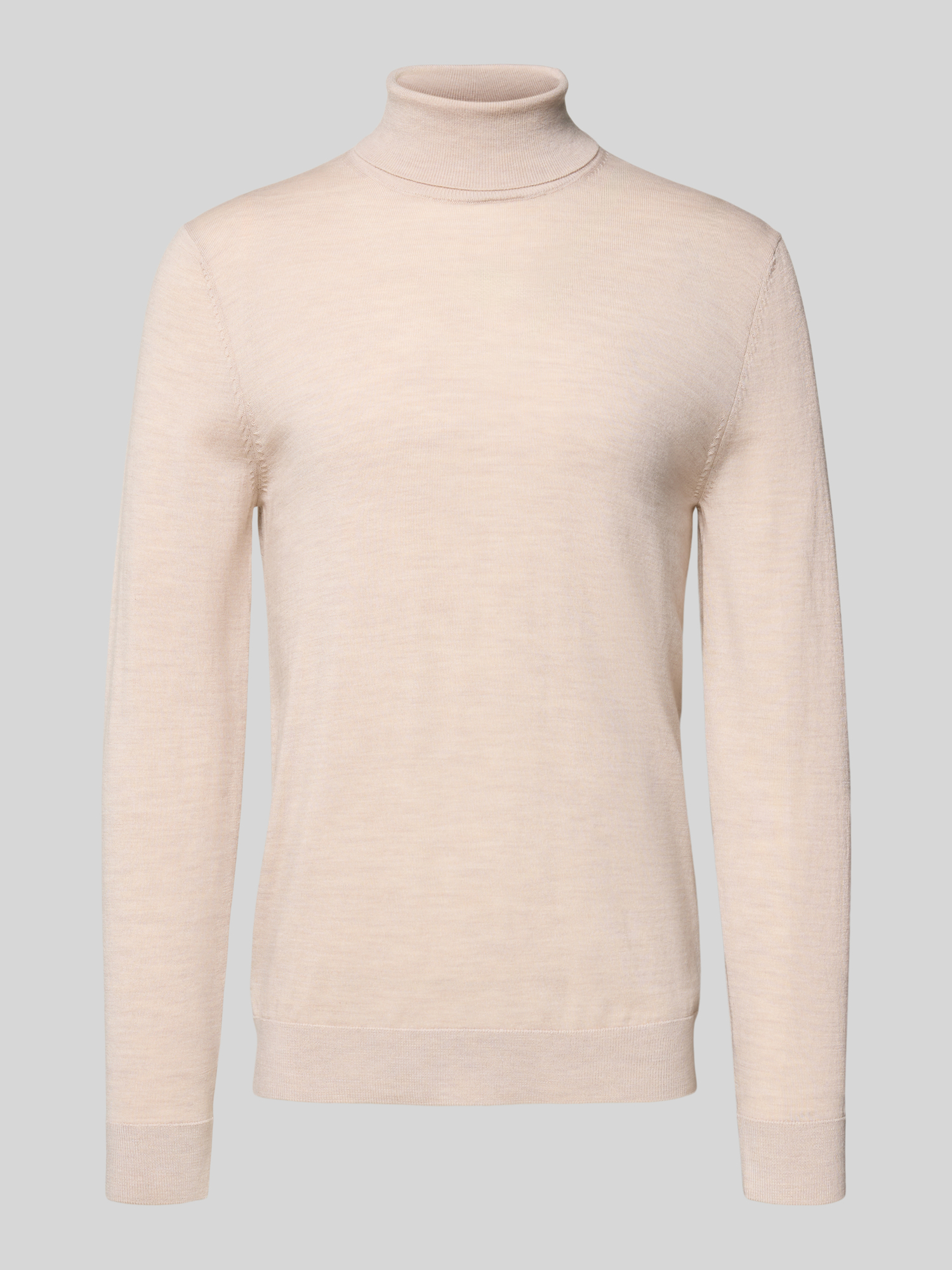 Selected Homme Herren Rollkragenpullover Beige Gr. XL