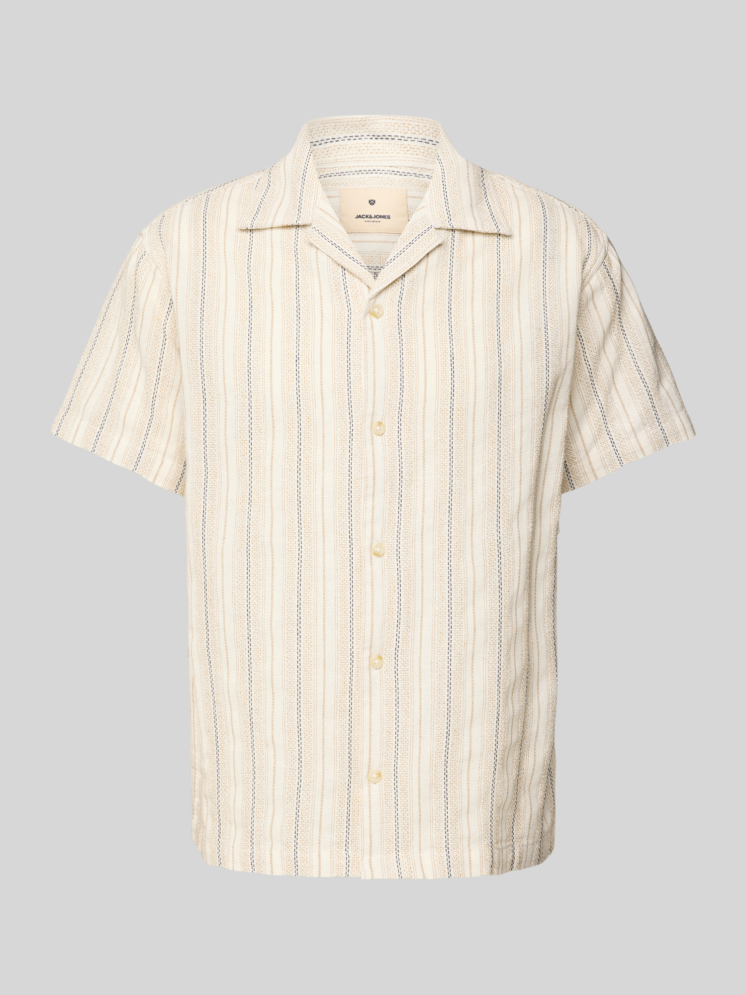 Jack & Jones Premium - Hemd - Größe XL - Offwhite - Baumwolle Leinen Mix
