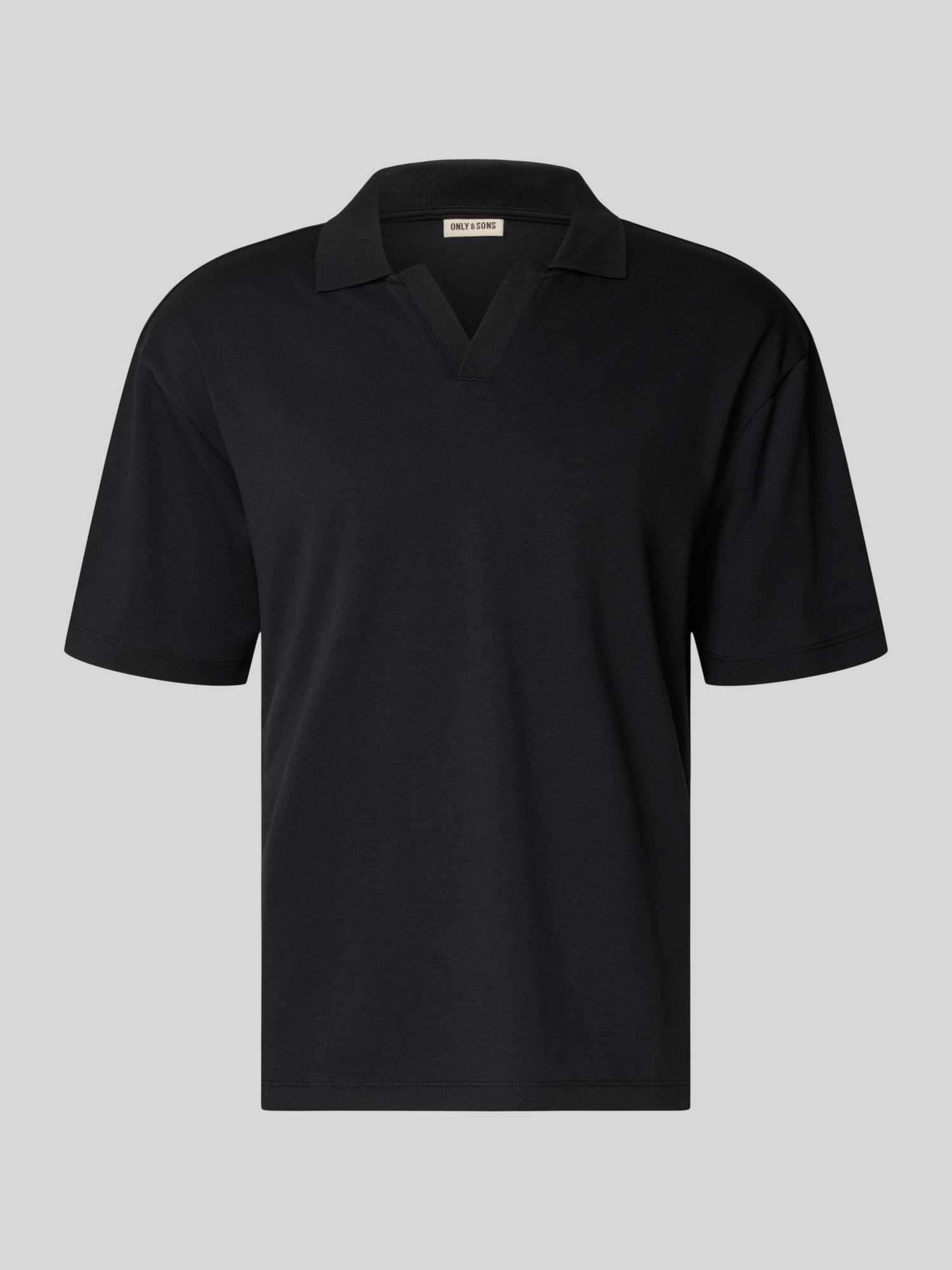 Only & Sons Herren Poloshirt Gr. M Schwarz