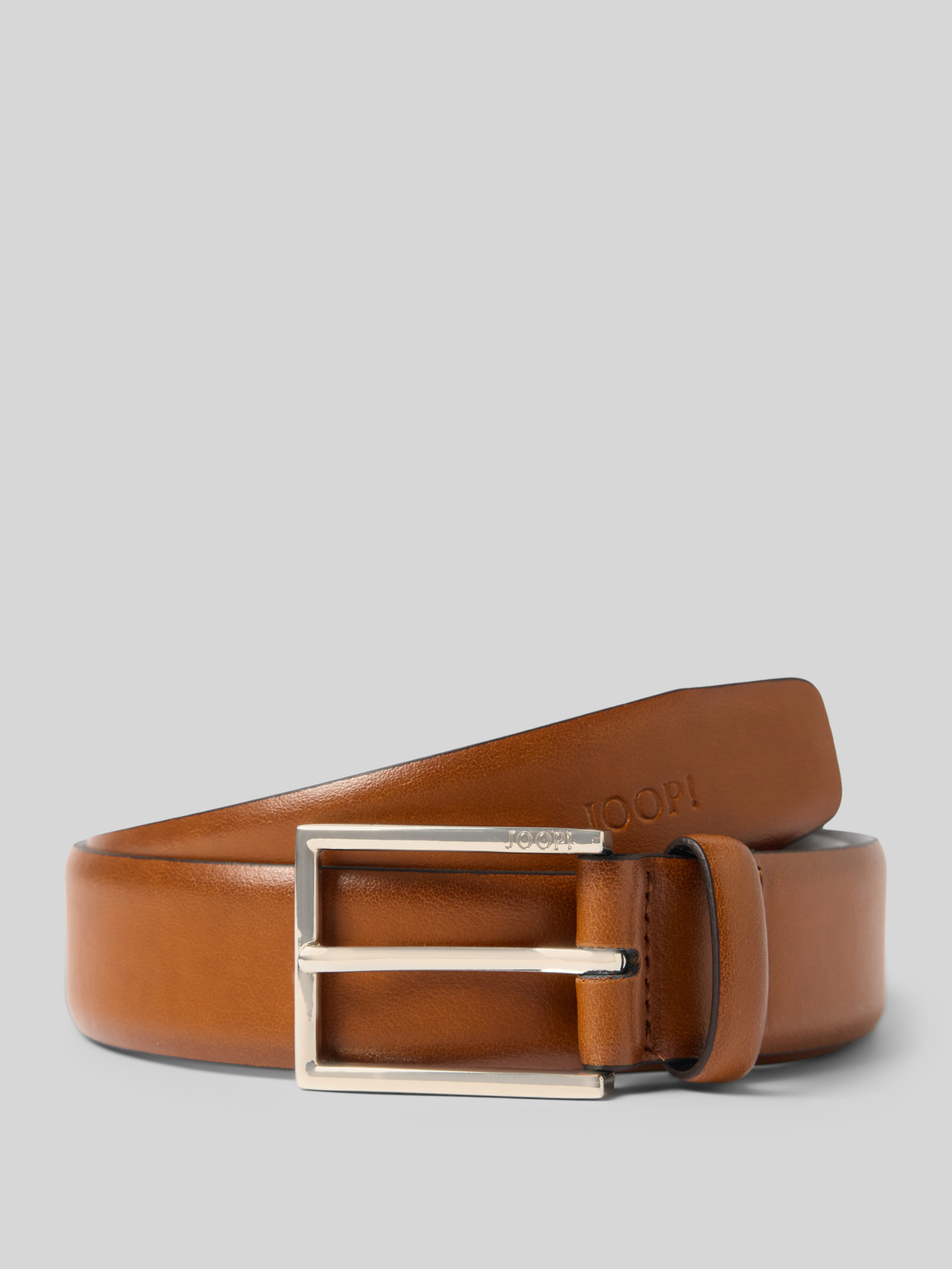 VAN GRAAF Joop! Herren Cognac Ledergürtel Braun, Größe 105 - Bild 3
