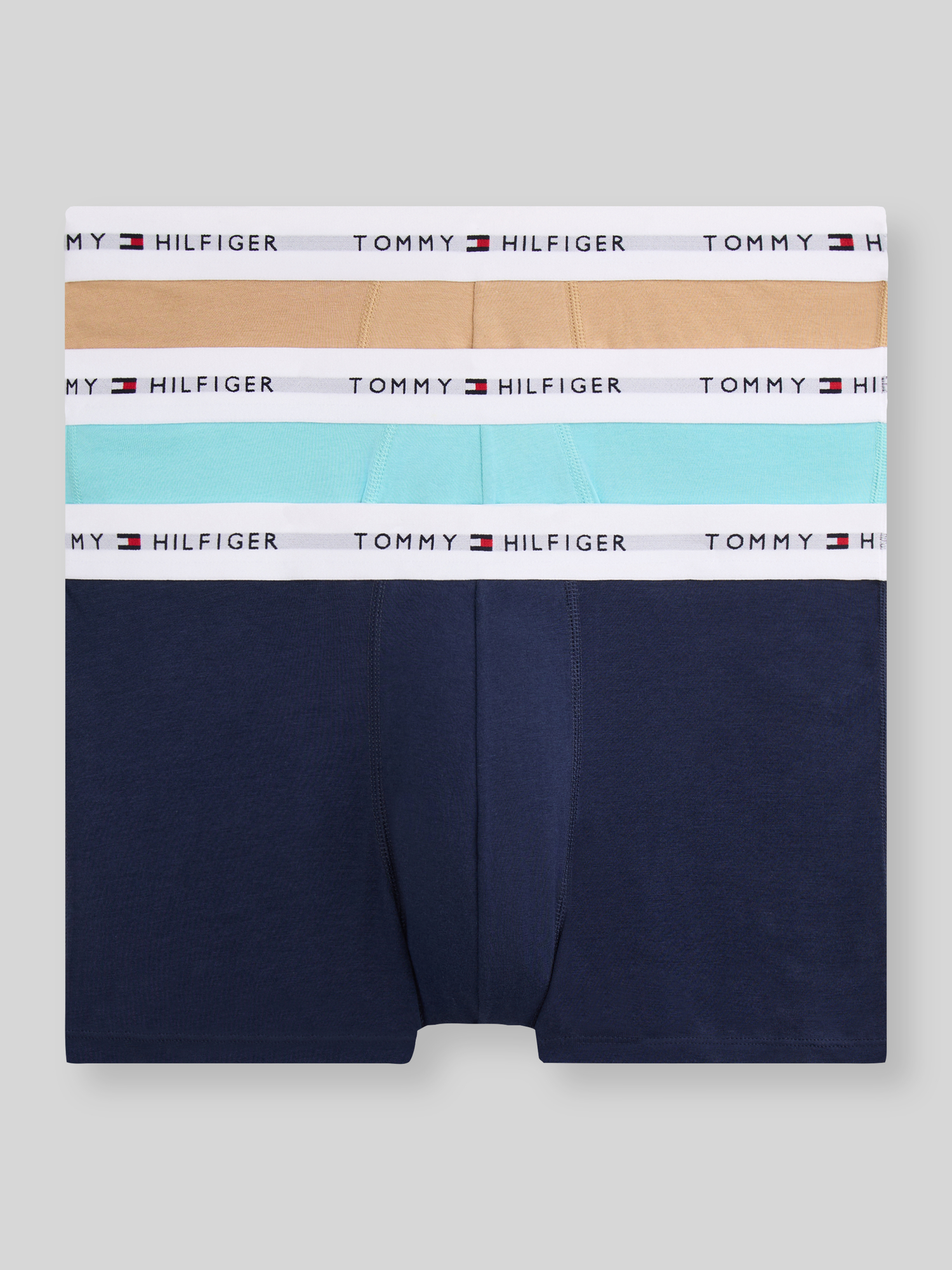 Tommy Hilfiger - Herren - Trunks - 3er-Pack - Blau - XL