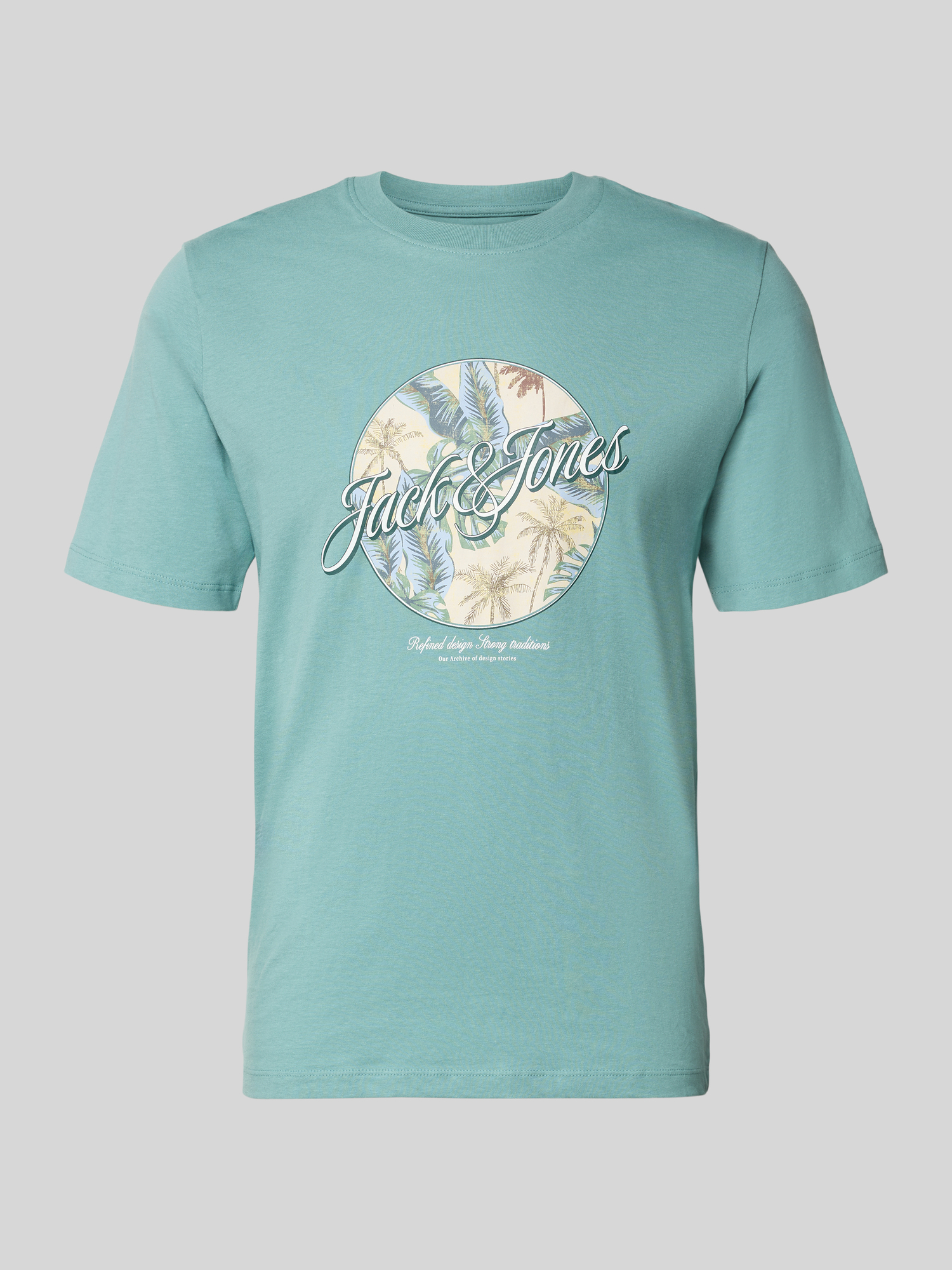 Jack & Jones Herren T-Shirt Honolulu Petrol Gr. L