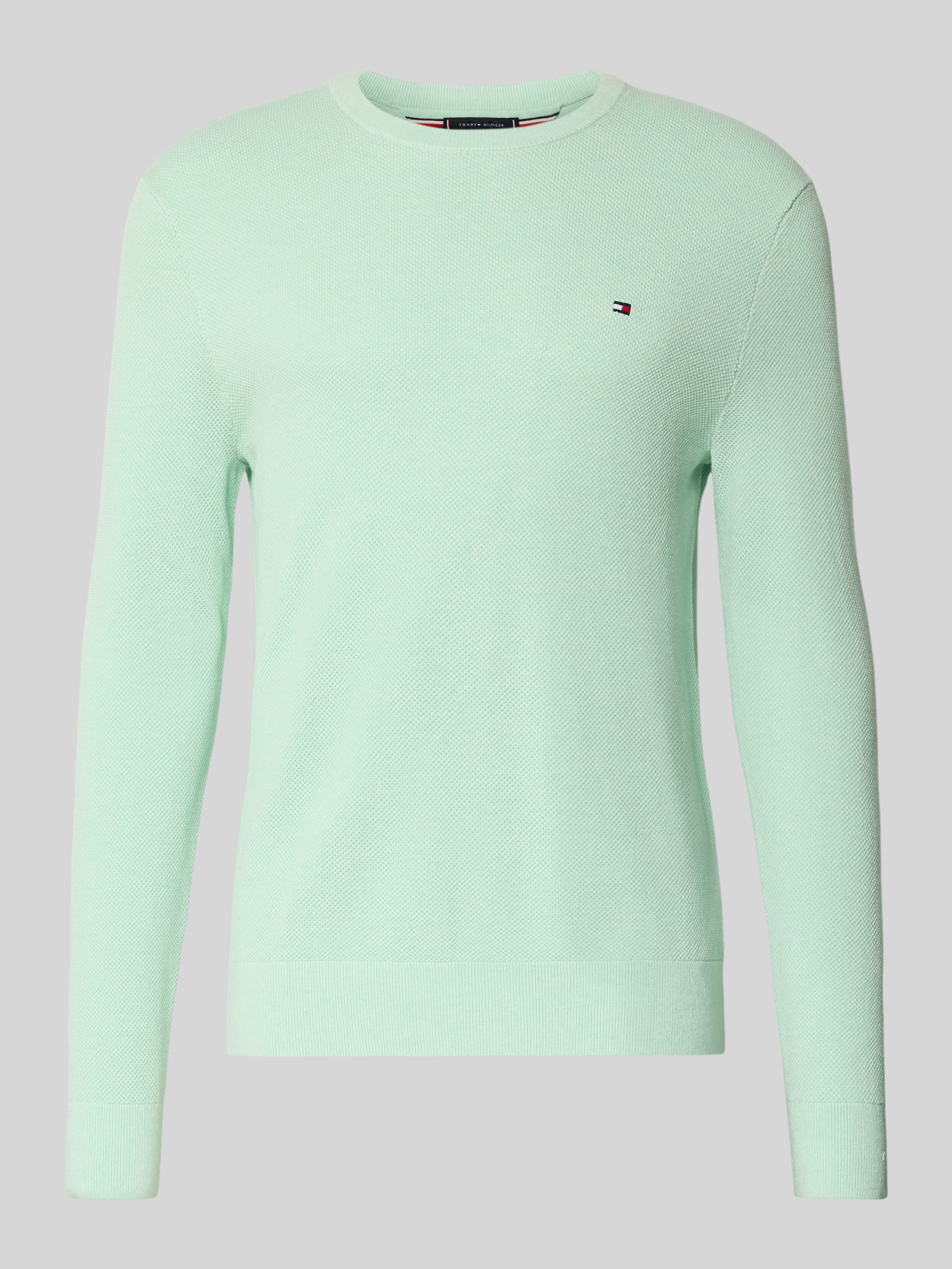 Tommy Hilfiger Herren Pullover M Mint Melange