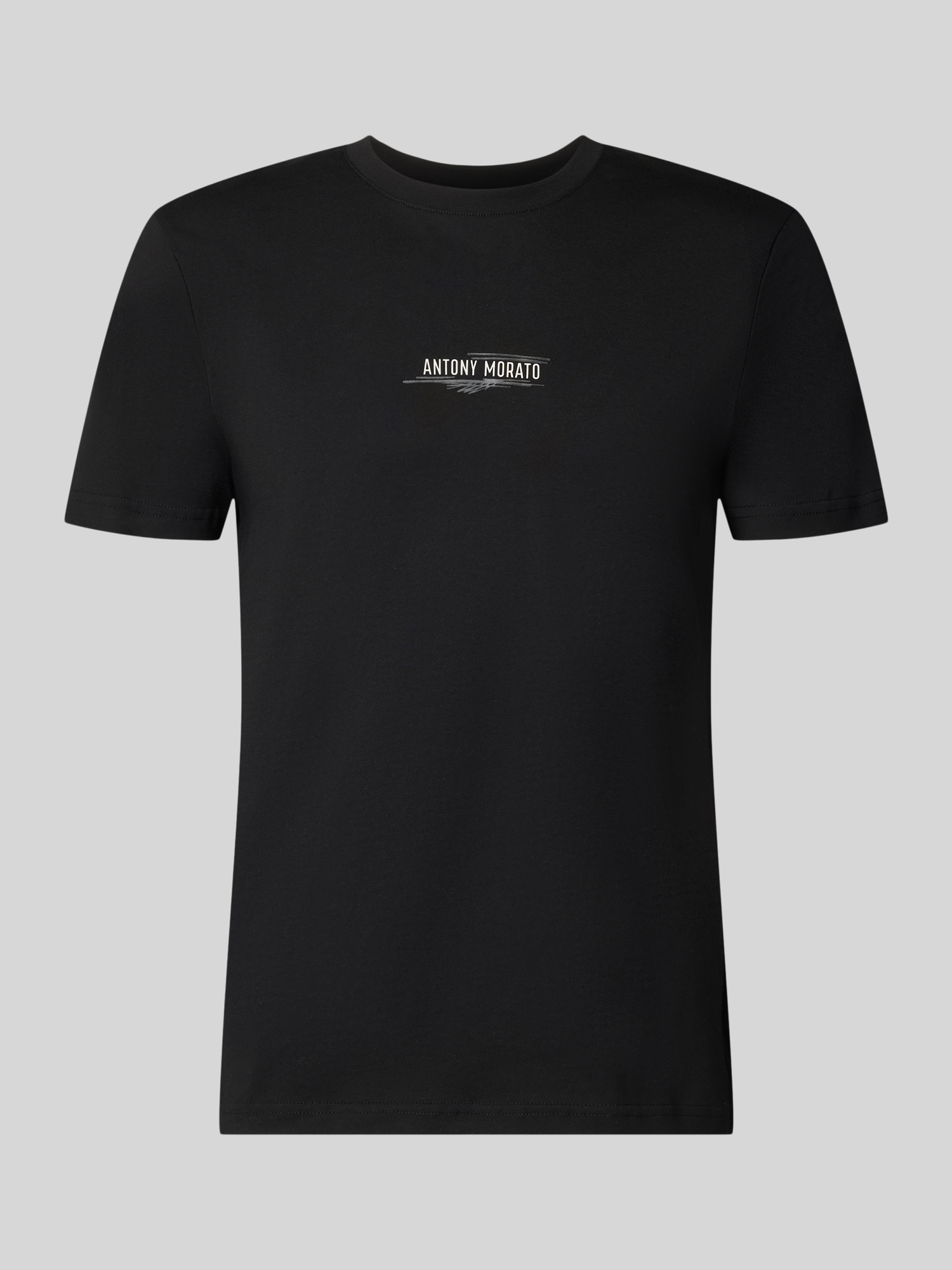 Antony Morato Herren Schwarz T-Shirts, Gr. Xl