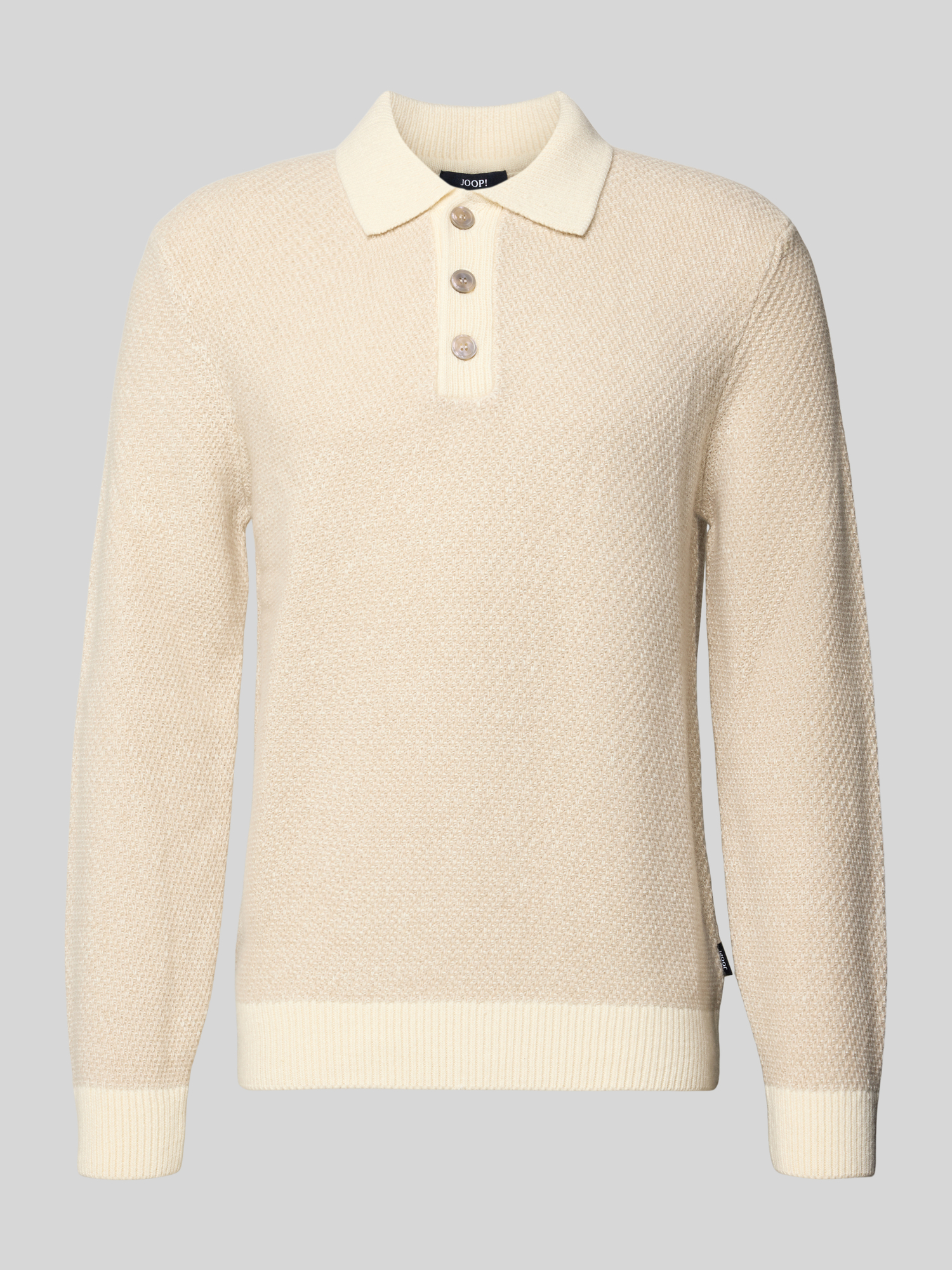Joop! Collection Herren Offwhite Pullover, Beige, Gr. L
