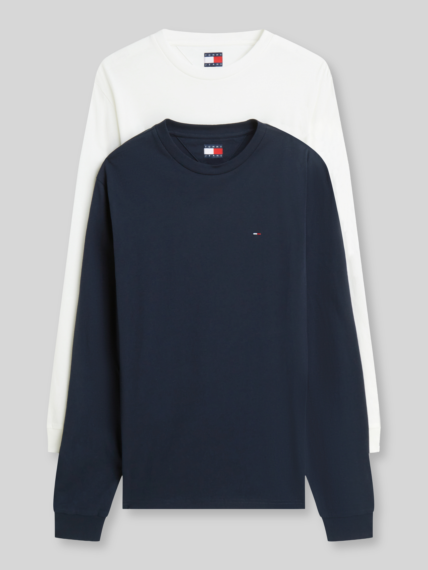 Tommy Jeans - Herren - Langarmshirt - S - Marine