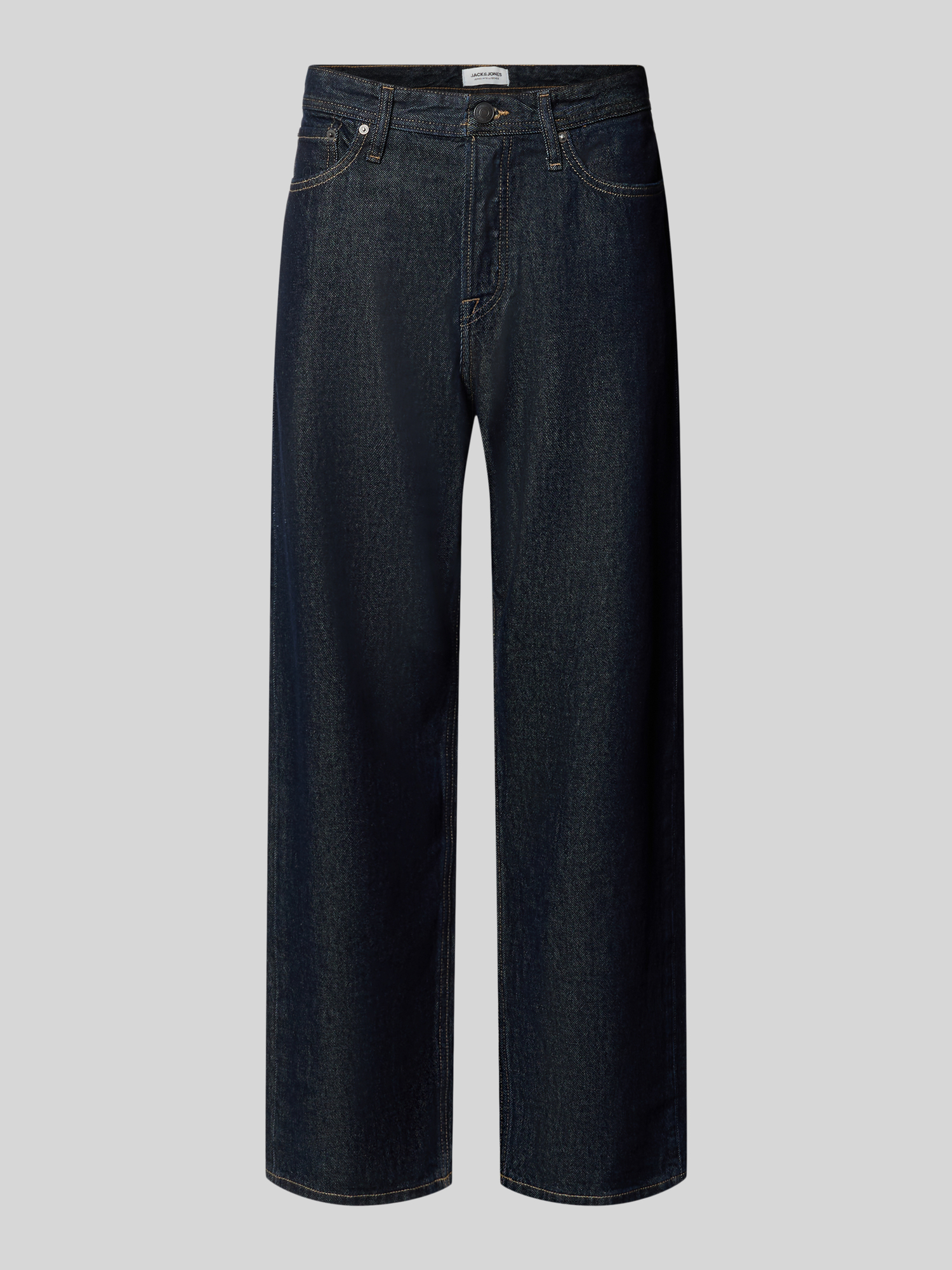 Jack & Jones Herren Jeansblau Wide & Loose Fit Jeans, Blau, Gr. 33/32