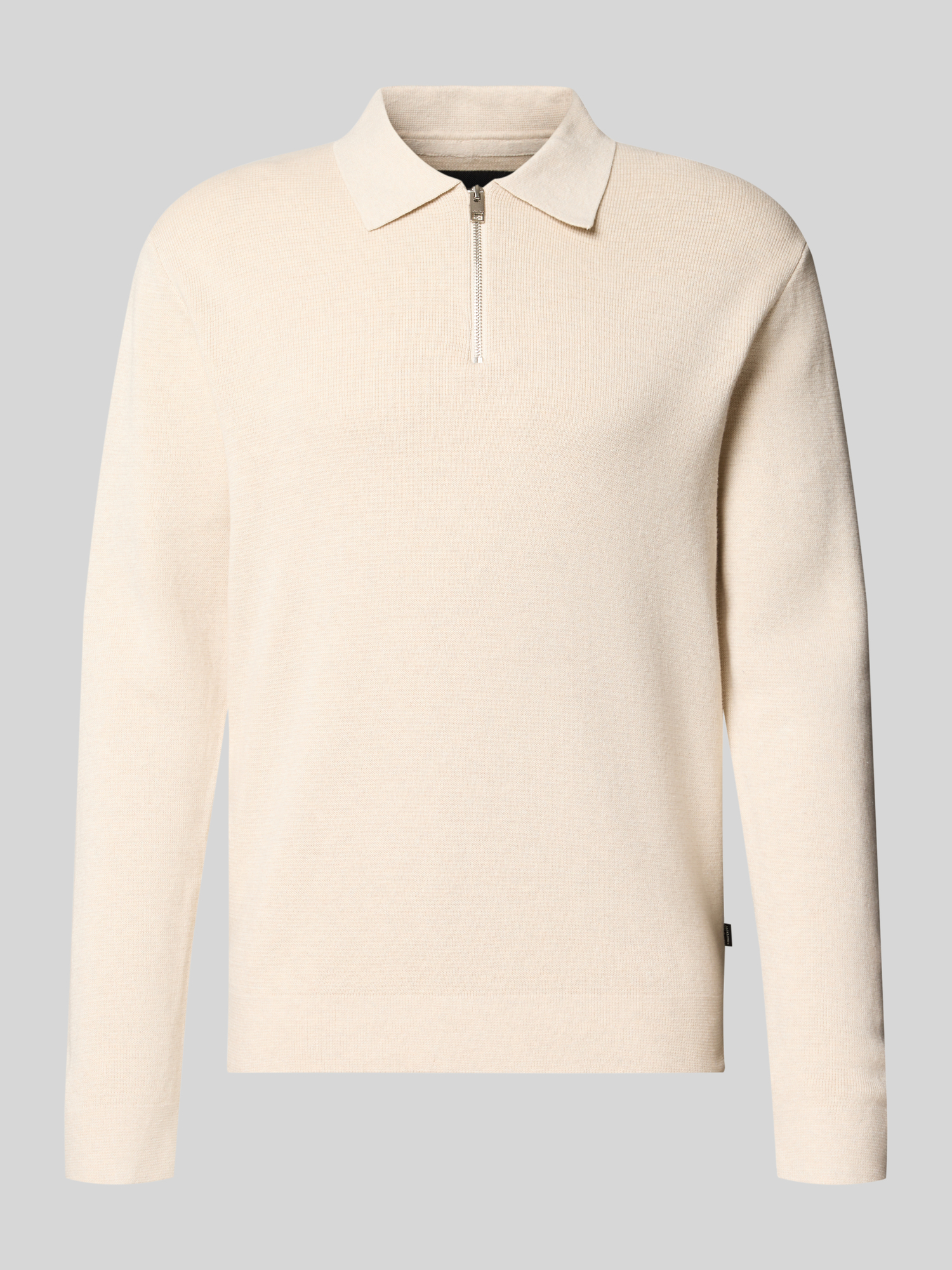 Jack & Jones Premium Herren Pullover Regular Fit Baumwolle L Offwhite Melange - Bild 5