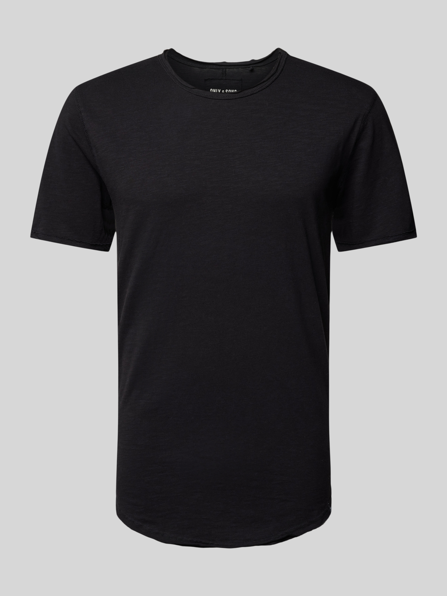 Only & Sons - Herren T-Shirt - Baumwolle - Schwarz - Gr. L
